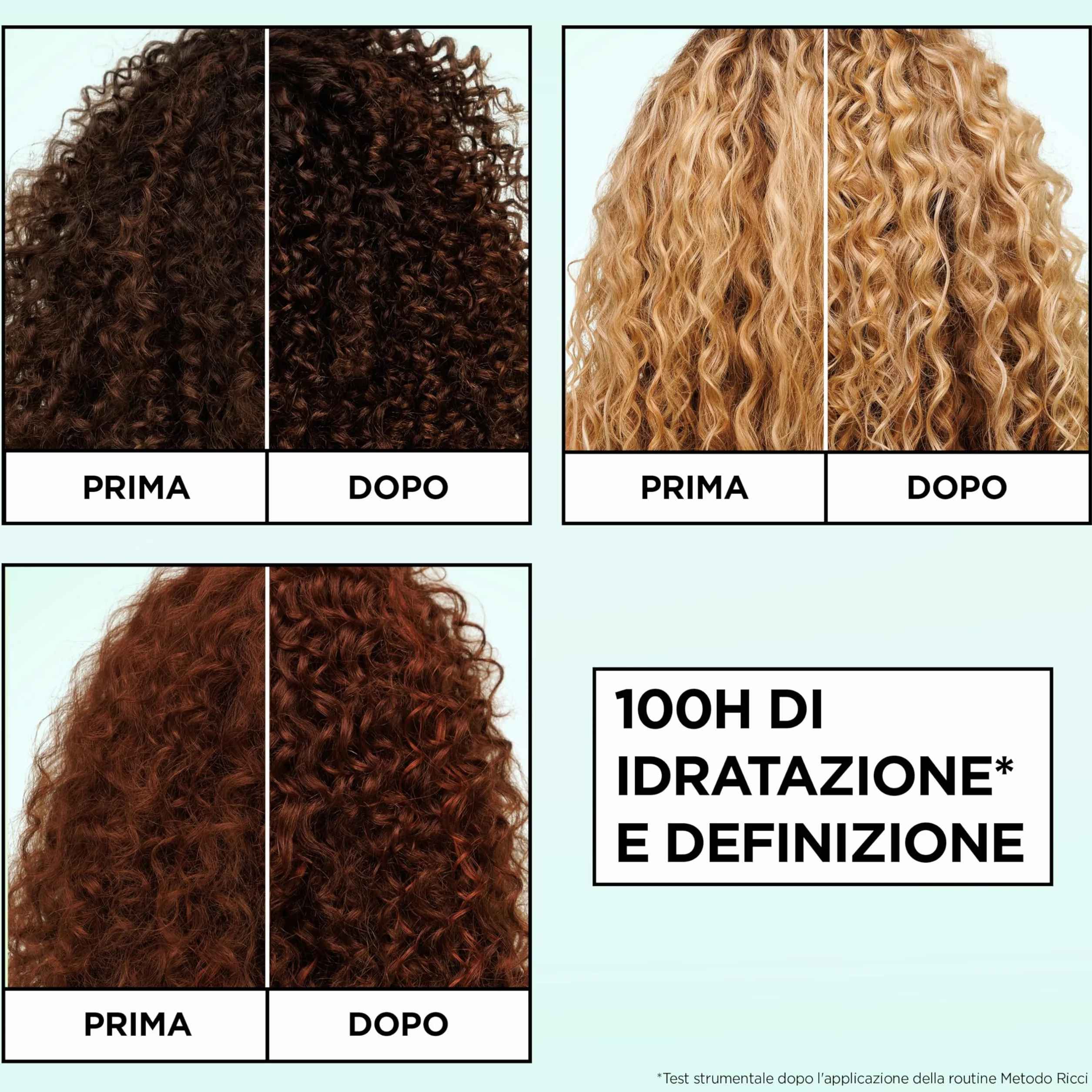 Garnier Fructis, Spray Idratante, Per Capelli Ricci, Capelli Ricci Definiti e Idratati, Arricchito con Acido Ialuronico e Burro di Karité, Metodo Ricci, 150 ml
