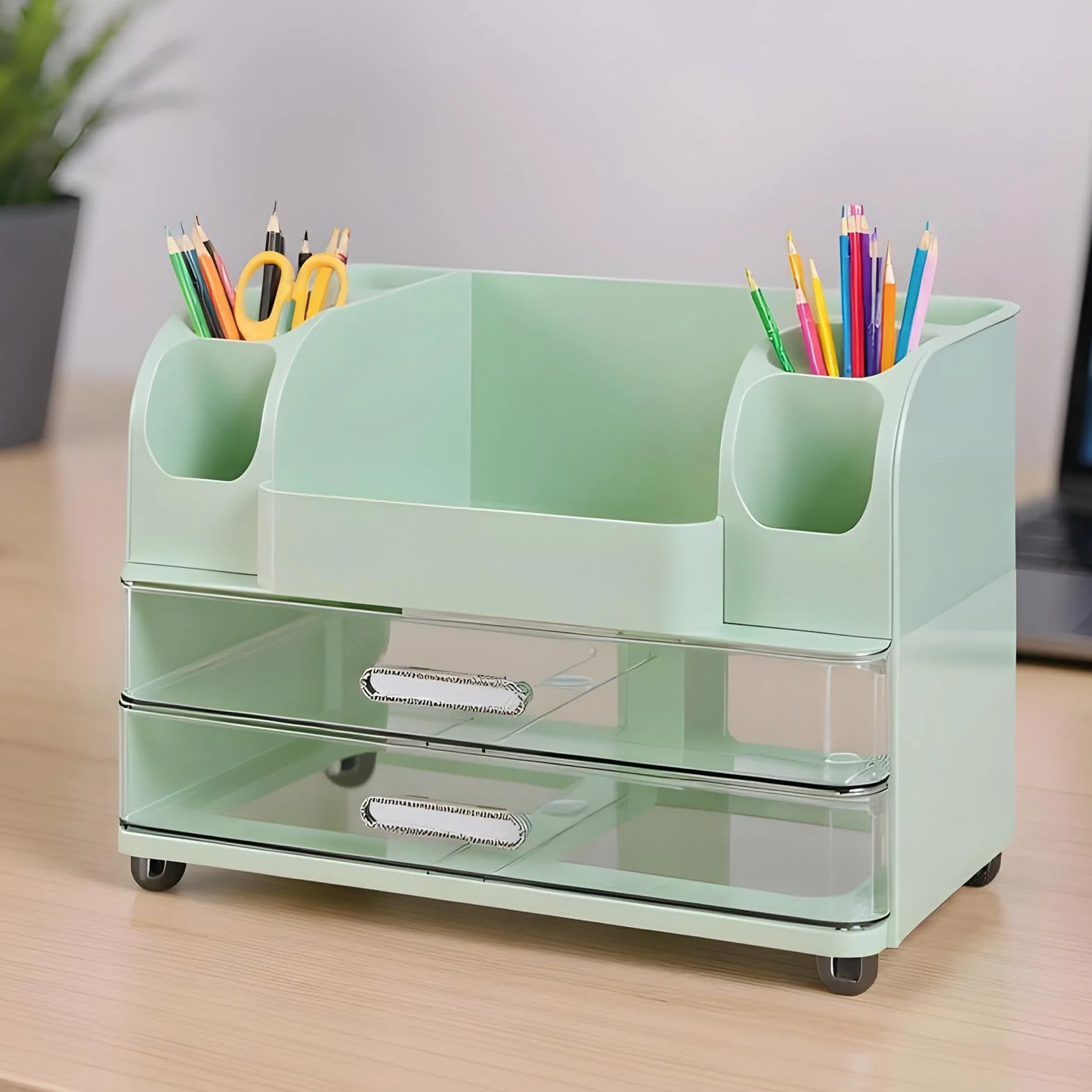 Organizzatore per il trucco, portaoggetti per cosmetici da donna - Organizzatore di stoccaggio Trucco Medicina Gioielli Hobby Scrivania Dormitorio Camera da Armadio