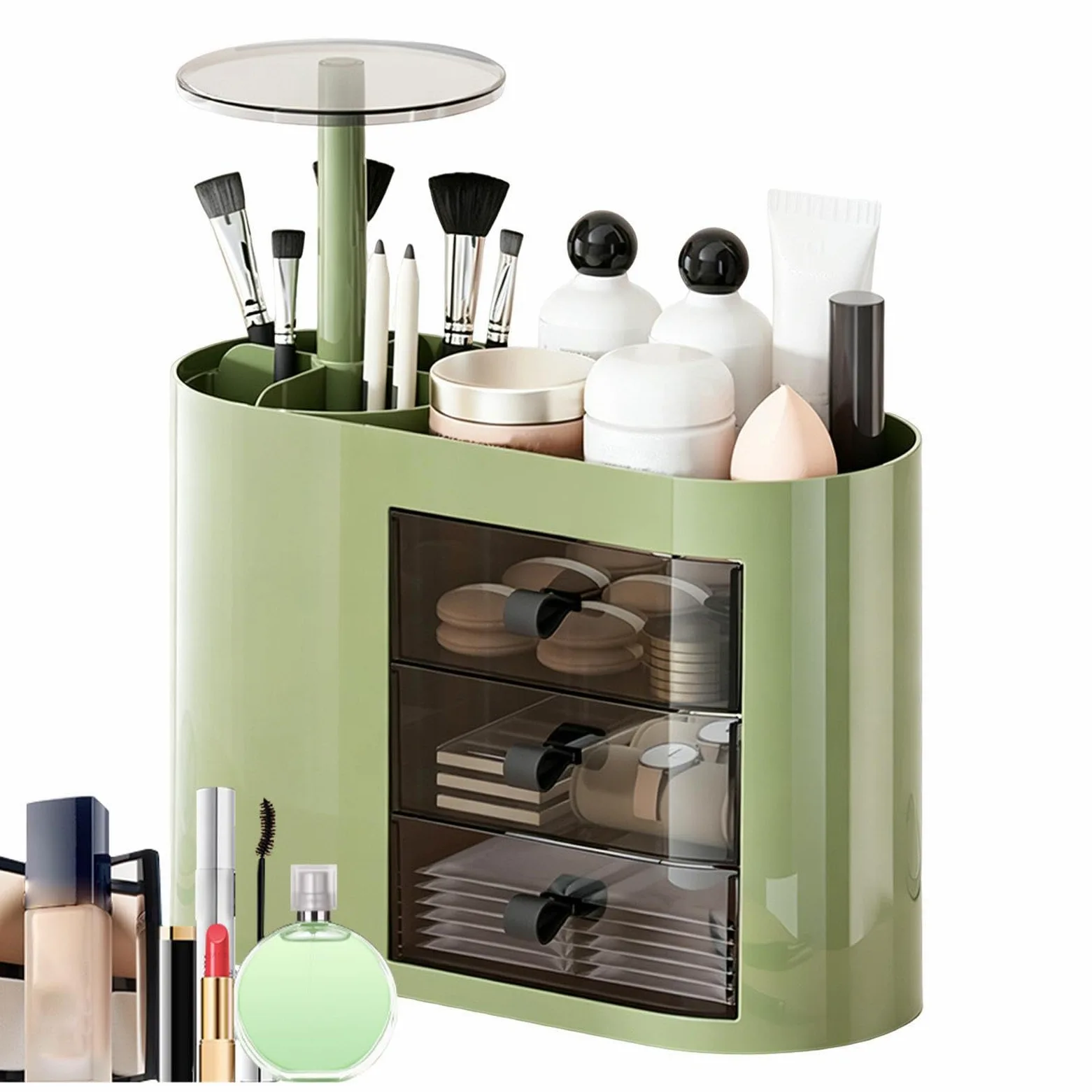 Organizer Per Trucchi Da Tavolo Organizzazione Vanità | Portacosmetici Organizer Scrivania Per Trucco Per Rossetti Cura Della Pelle Articoli Da Toeletta Casa Cassettiera Scrivania