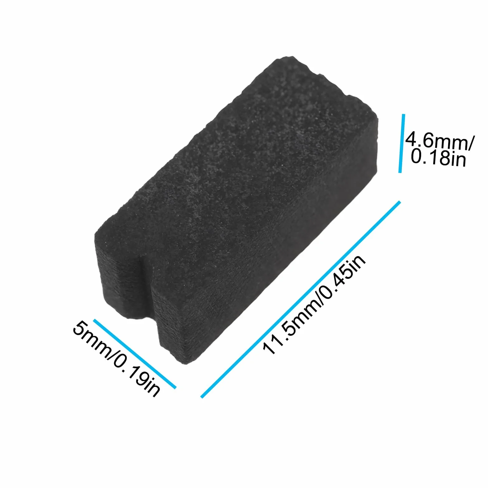 EMSea 2 pary szczotek węglowych do narzędzi obrotowych, 4,6 x 5 x 11,5 mm, kompatybilne z D-remel 398 400