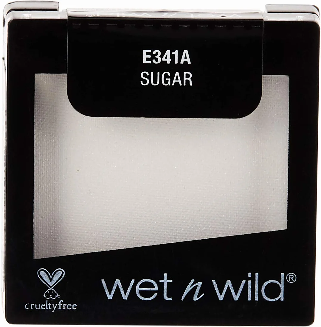 Wet n Wild - Color Icon Eyeshadow Single - Ombretto Singolo Makeup Bianco Zucchero - Alta Pigmentazione, Formula a Lunga Tenuta, Colori Densi - Vegan - Sugar