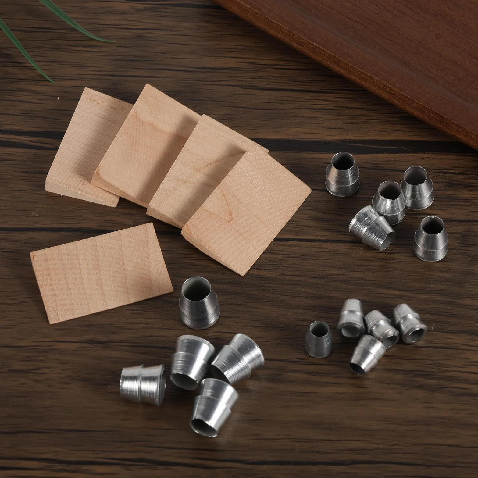 Cunei Riparazione Manico Martello 5 Legno 15 Acciaio per Ascia Carpentiere