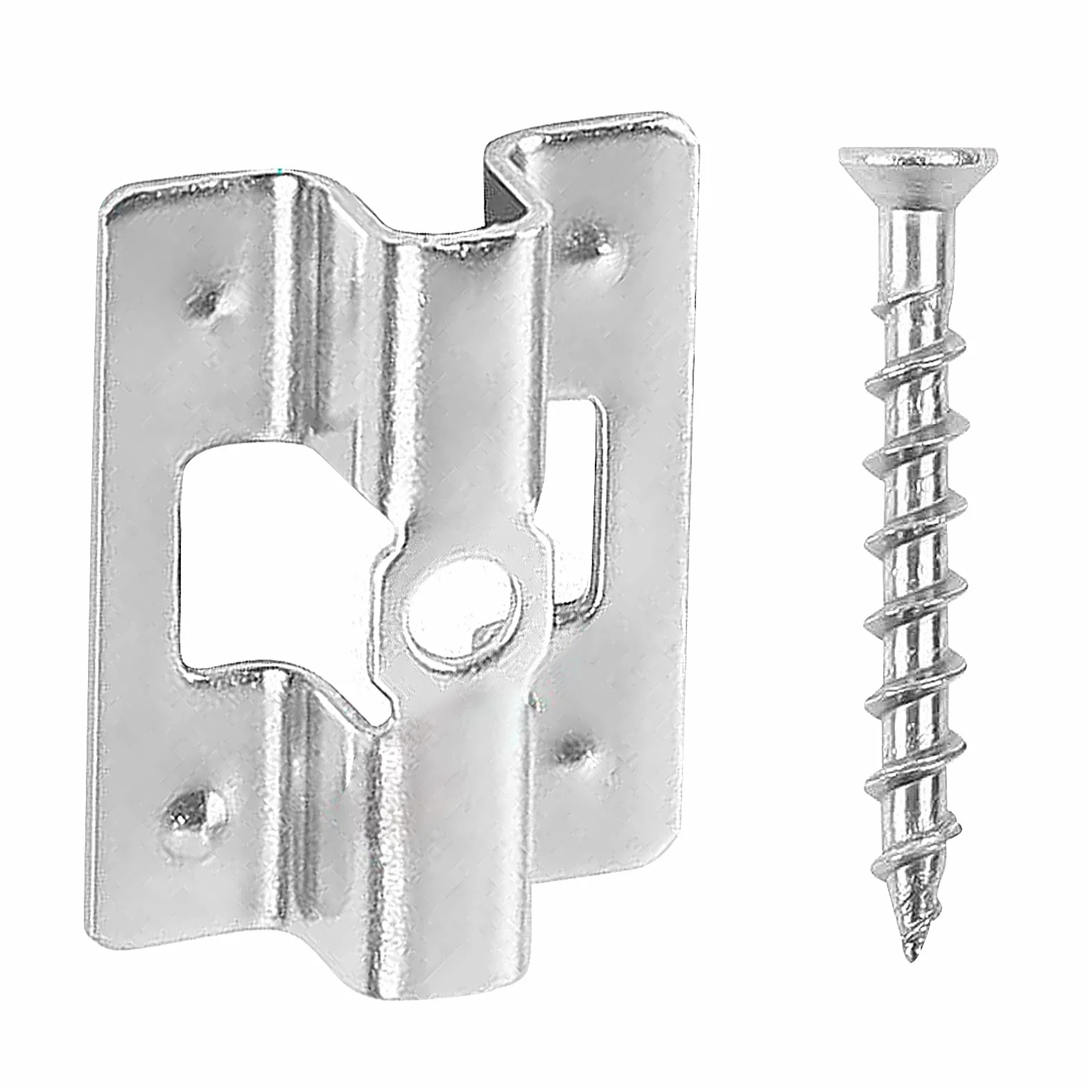 Clip per terrazze in acciaio inox a forma di U 100 pezzi con viti campo serraggio 6-9 mm