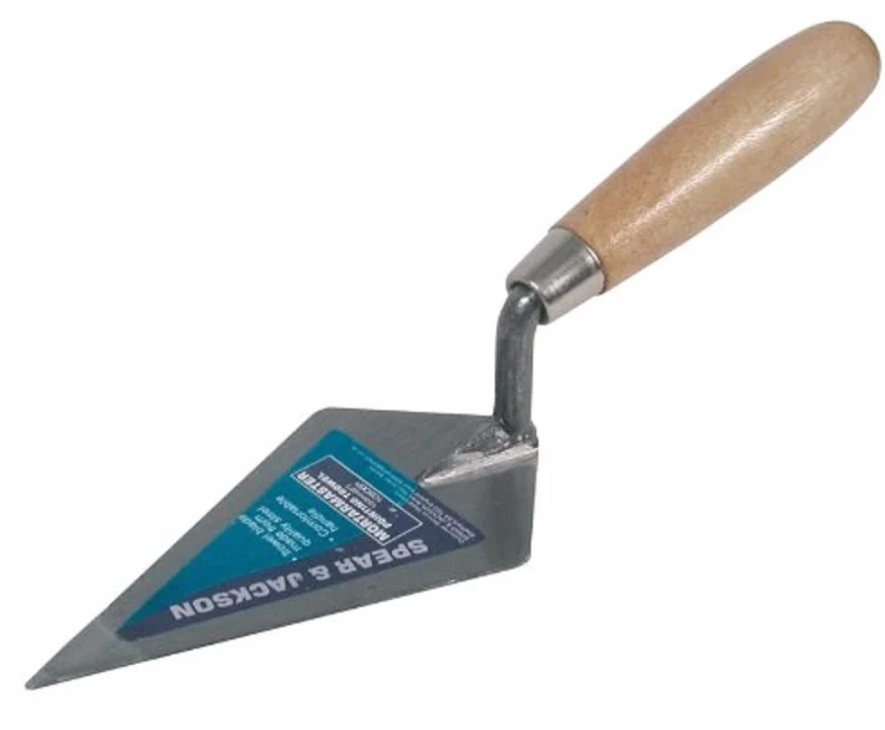 Spear & Jackson 10506P Cazzuola a punta con manico in legno 15,2 cm