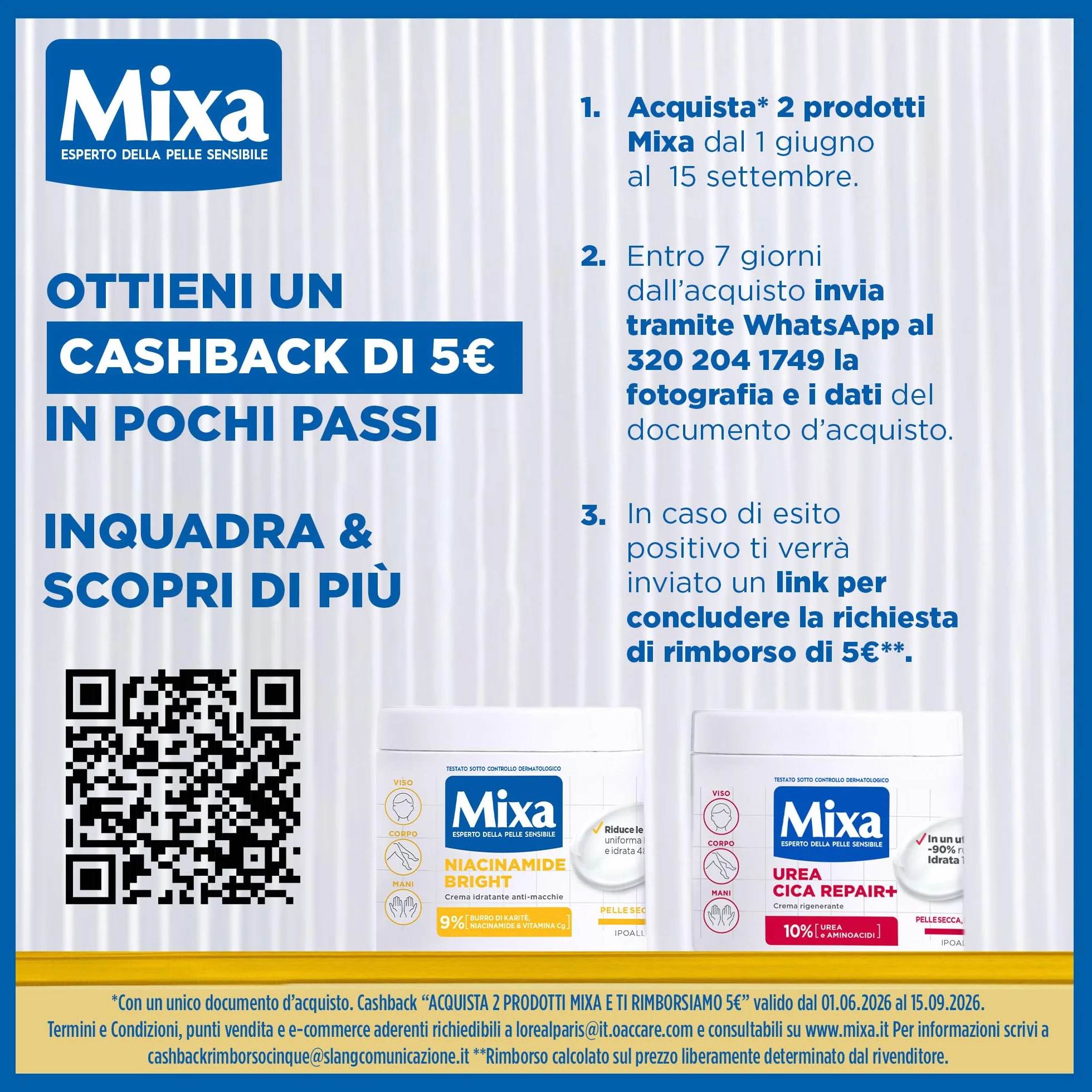Mixa Niacinamide Bright Lozione corpo 250 ml