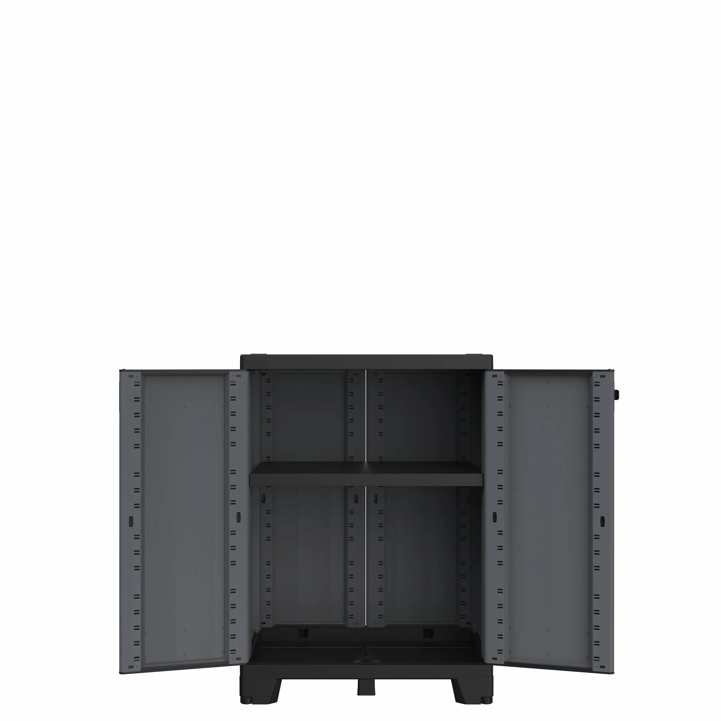 Armadietto a 2 Ante Ardesia 680 Effetto Pietra 68x39x93,5 cm da Esterno e Interno Coperto