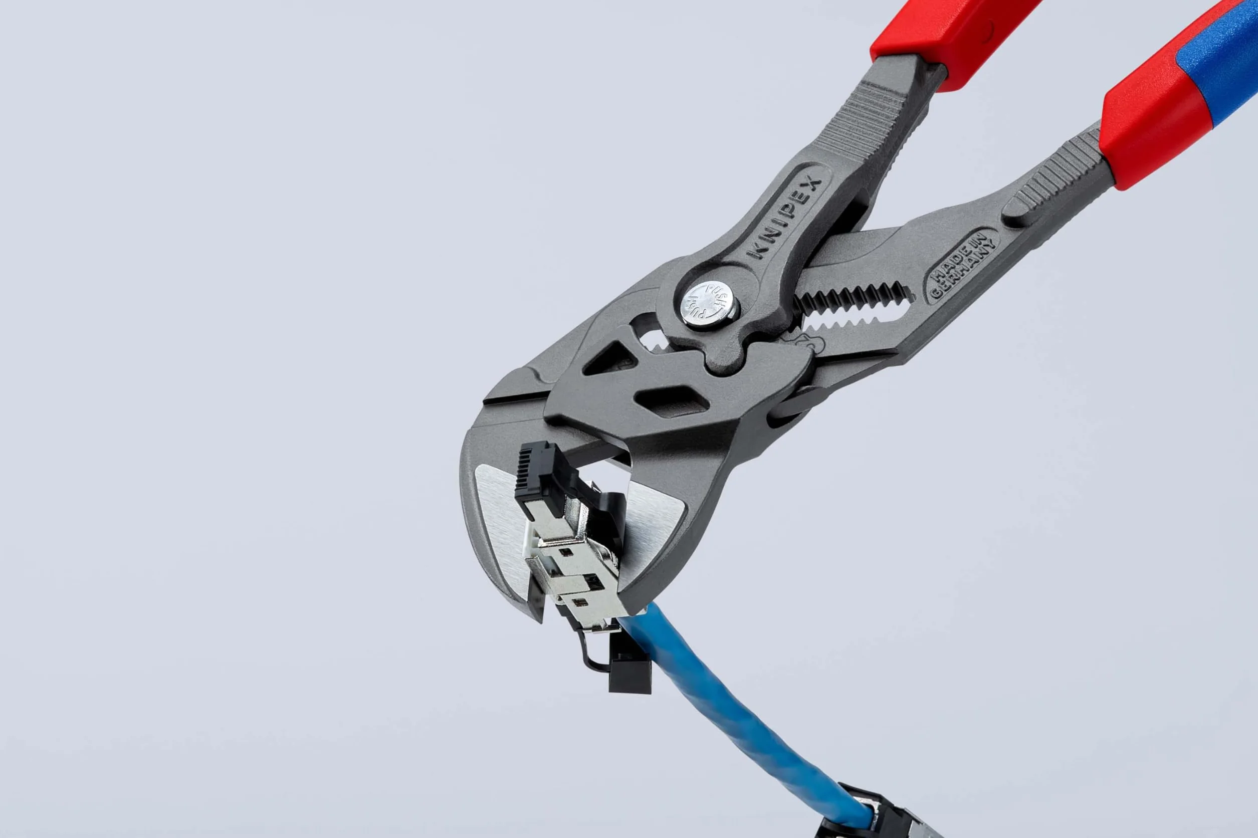 KNIPEX Pinze chiave 250 mm 86 02 250 bonderizzata grigia impugnature multicomponente
