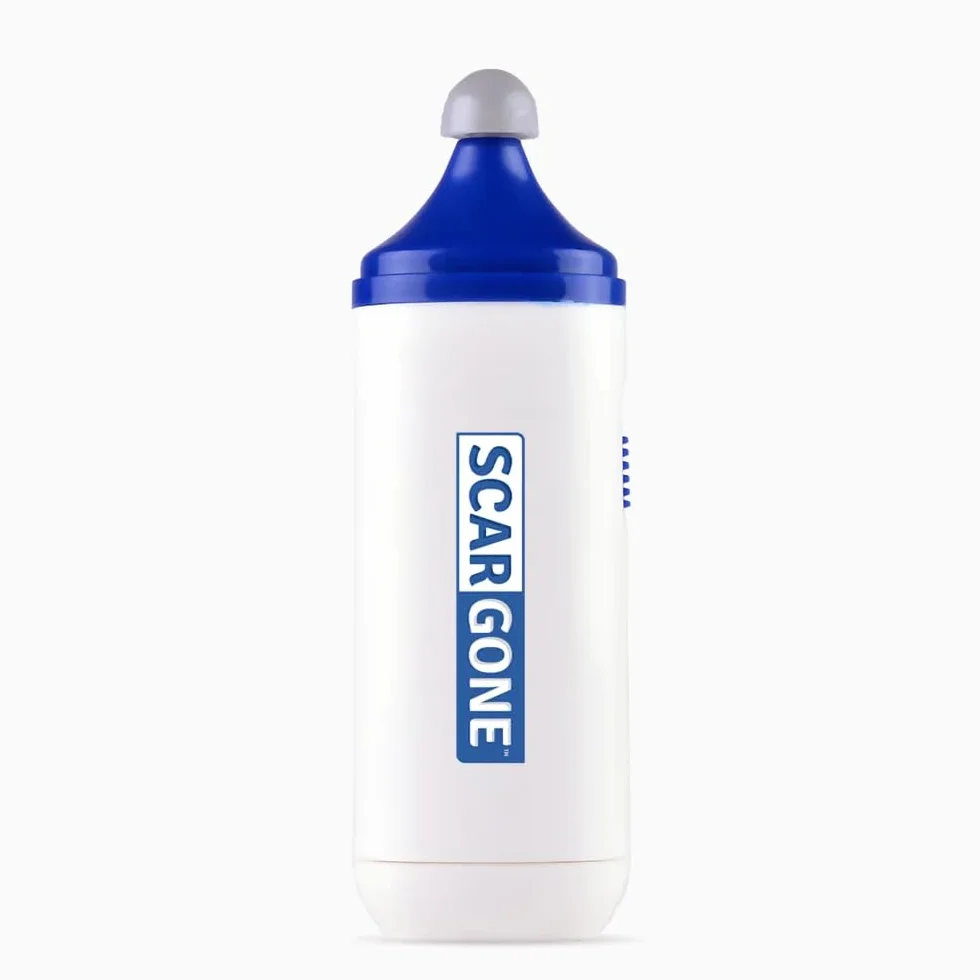 ScarGone Massaggiatore per minimizzare le cicatrici, trattamento efficace per viso e corpo, mira a cheloidi, acne, ustioni, scure e cicatrici chirurgiche, riduce la comparsa di ferite nuove e vecchie