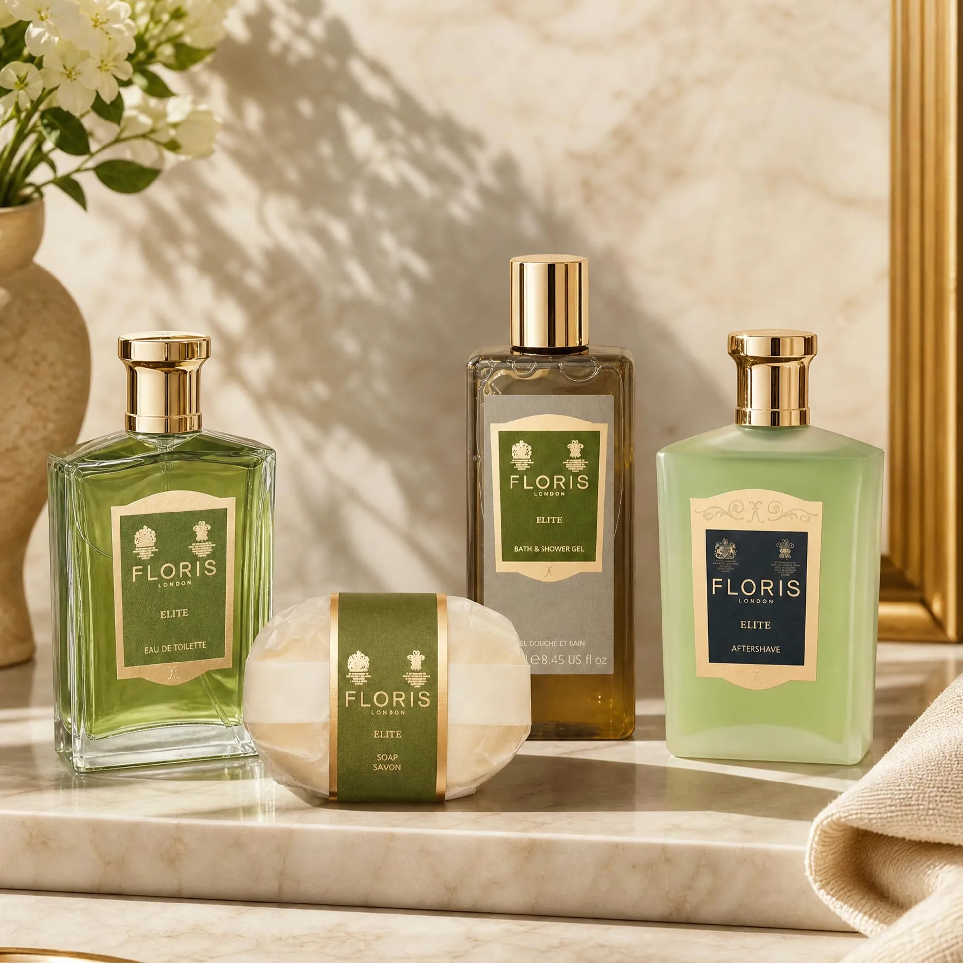 Floris London Elite Deodorante Stick (75 ml), delicatamente profumato, anti-odore, senza alcool e alluminio, adatto per pelli sensibili, vitamina E protegge le ascelle