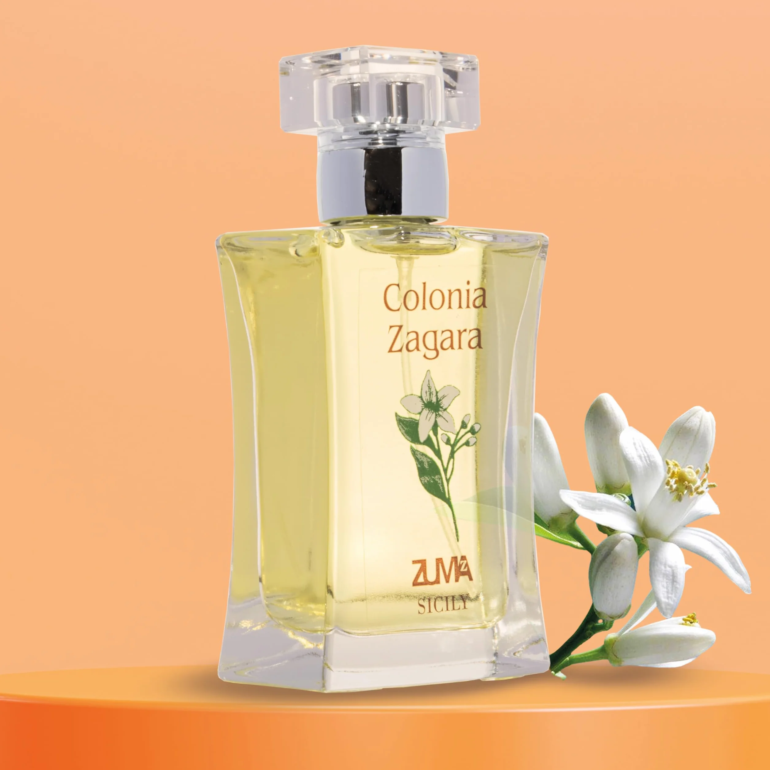 Profumi Zuma - Profumo Zagara Zuma Colonia Spray - La Fragranza Storica dal 1943 che Risveglia la Freschezza del Fiore d’Arancio Made in Sicily (Zagara Zuma 50 ml)