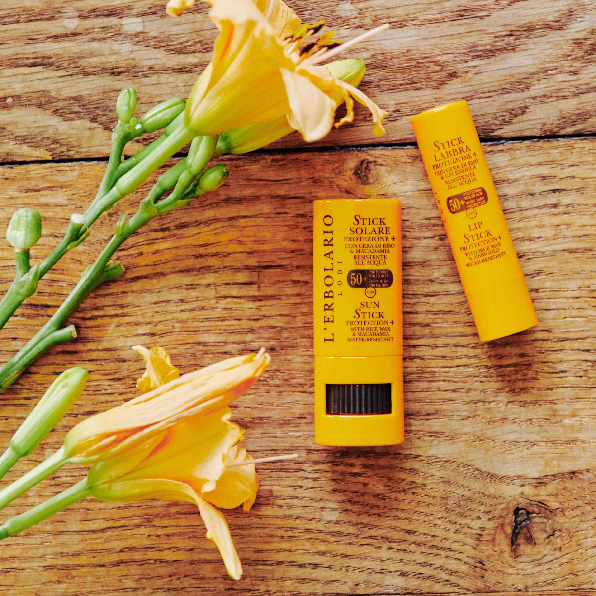 L'Erbolario Stick Solare Viso e Corpo - Protezione Molto Alta - SPF 50+ - Resistente all'Acqua - Per Raggi UVA e UVB - Made in Italy - 1 Stick da 8 ml