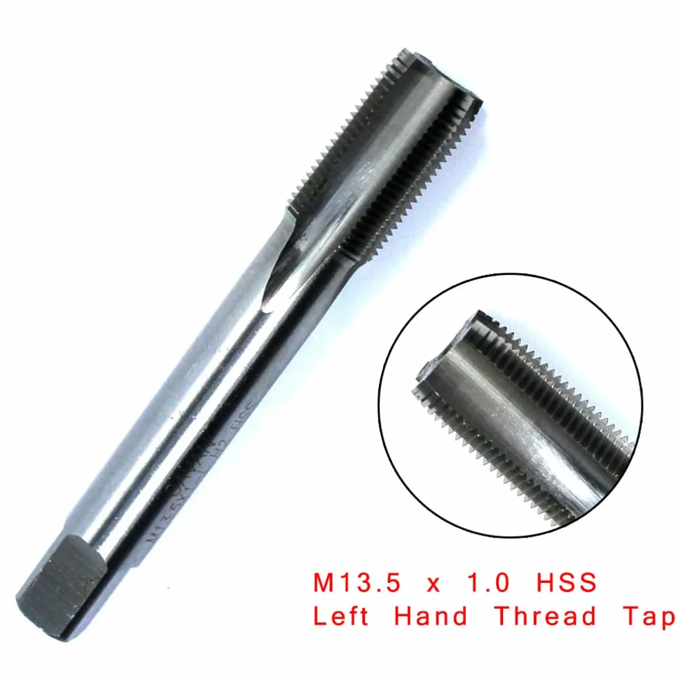 HSS Maschio Filettatura Sinistra M13.5 x 1.0mm 4 Flauto Plug Tap