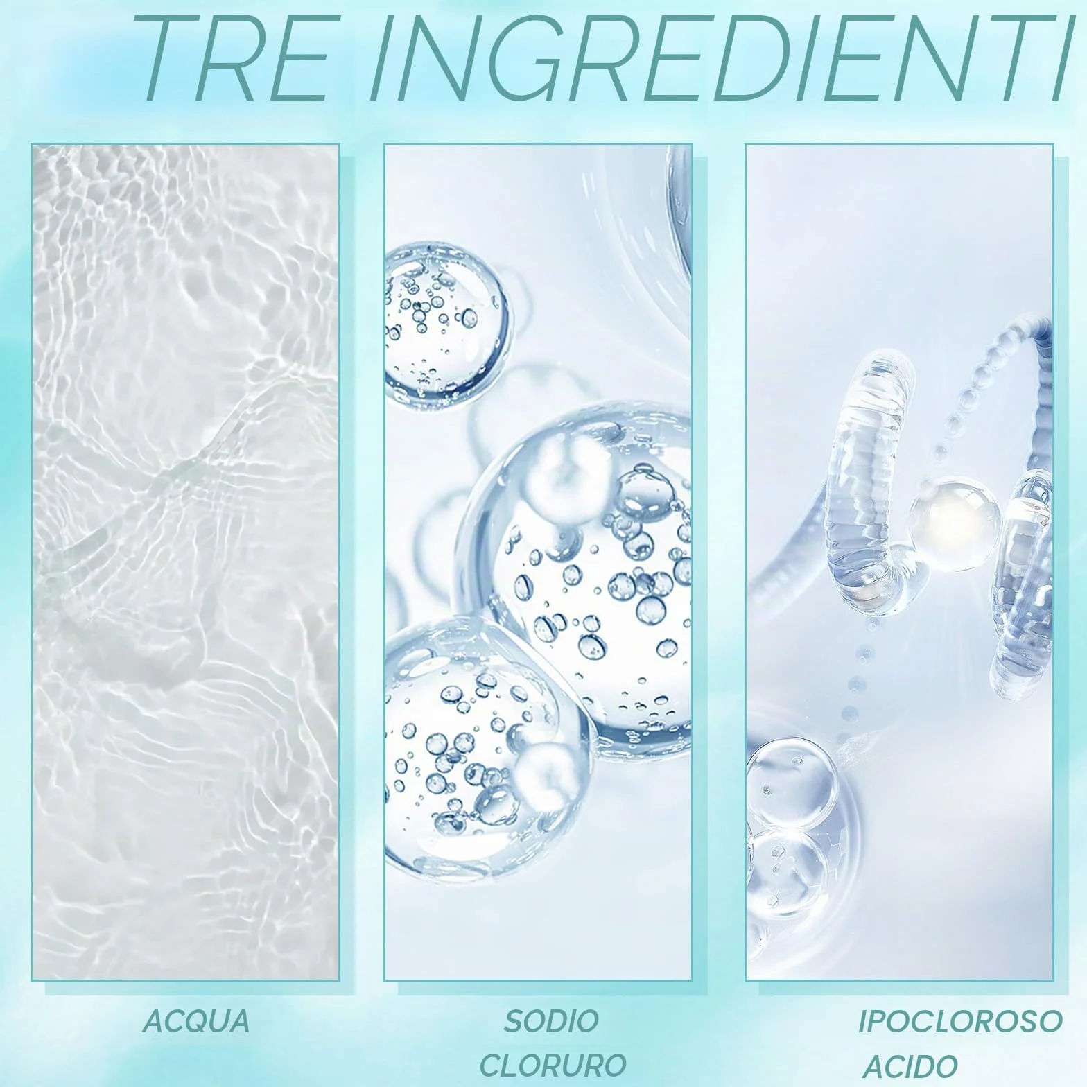 3 Piezas Acido ipocloroso Spray,Spray per viso, sicuro sulla pelle, adatto per cuoio capelluto secco e post-operatorio. Idrata e protegge la tua pelle