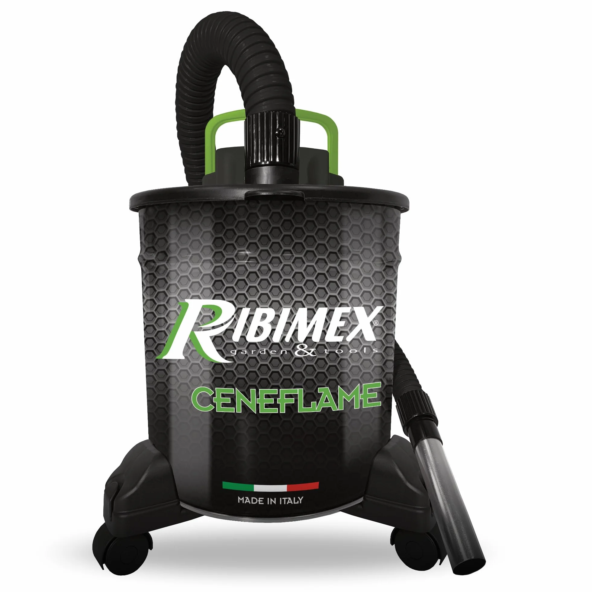 Ribimex Aspiracenere Elettrico Ceneflame 18L 1200W con Filtro HEPA Lavabile PRCEN007