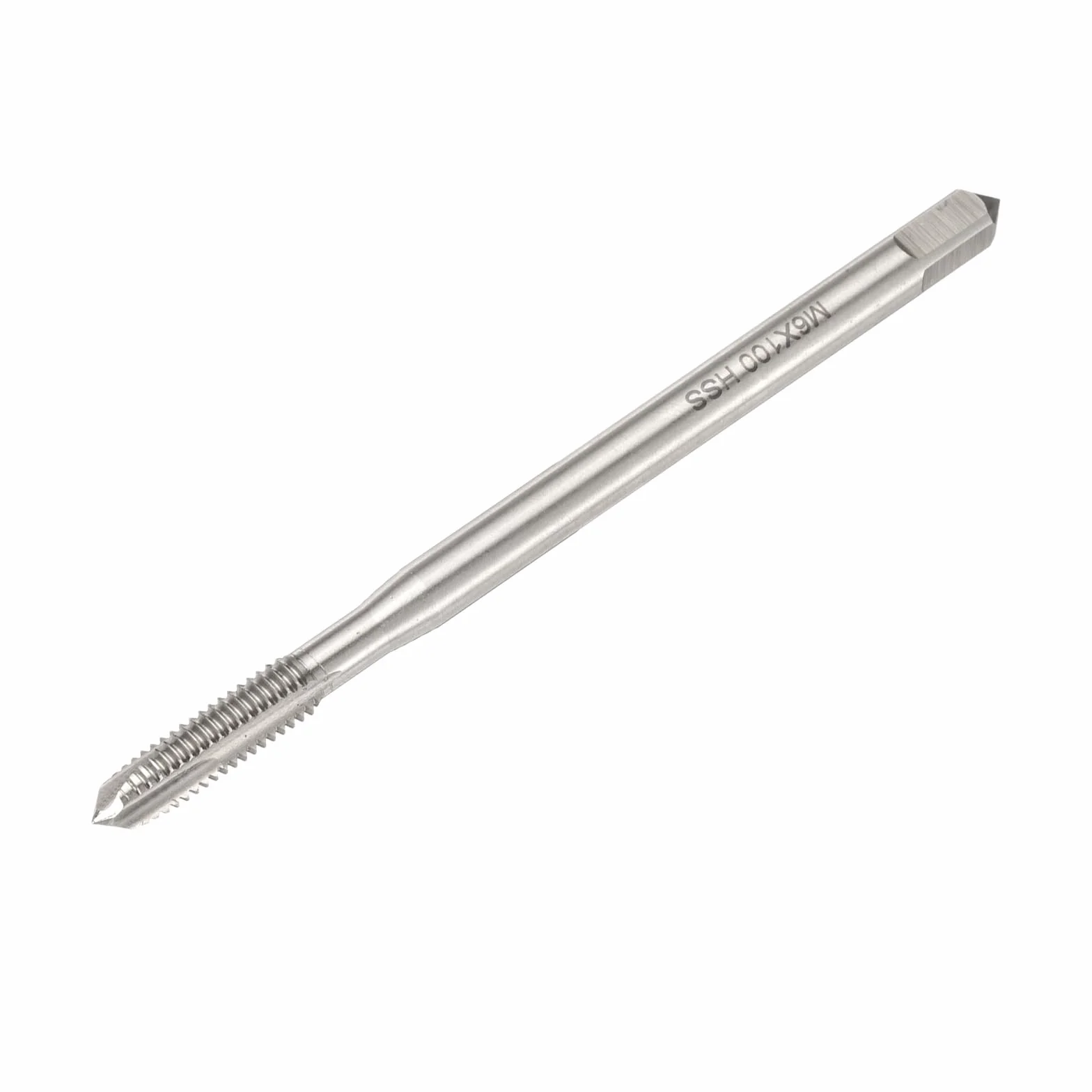 QUARKZMAN Maschio a spirale metrico M6 x 1 H2 100mm utensile filettatura acciaio ad alta velocità