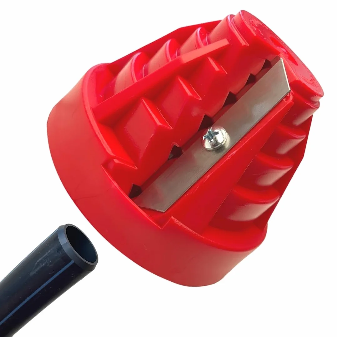 Smussa Tubi in Plastica PE 20-63 mm - Sbavatore per Tubi con 3 Lame di Ricambio