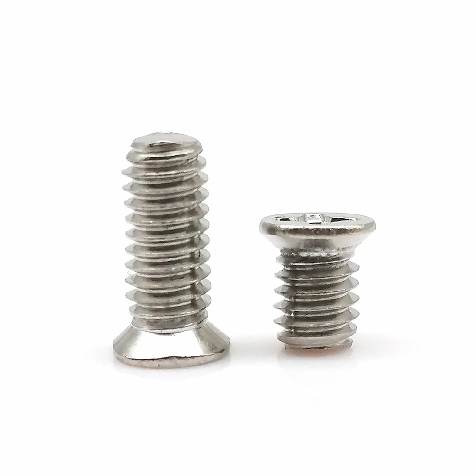Viti a testa svasata piatta in acciaio inossidabile 304 A2-70 50pcs M1.6-M4