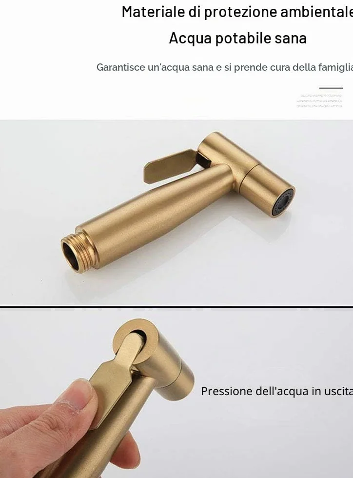 Spruzzatore Bidet WC in Acciaio Inossidabile Oro LOSCHEN