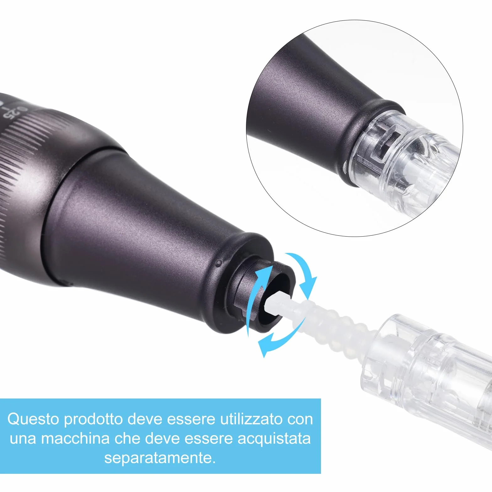 25 Pezzi 12 Pins Cartucce dr pen a10 dermapen Microneedling Pen, progettate per la Dr. Pen Ultima A10, utilizzata per cicatrici da acne, cicatrici approfondite e smagliature
