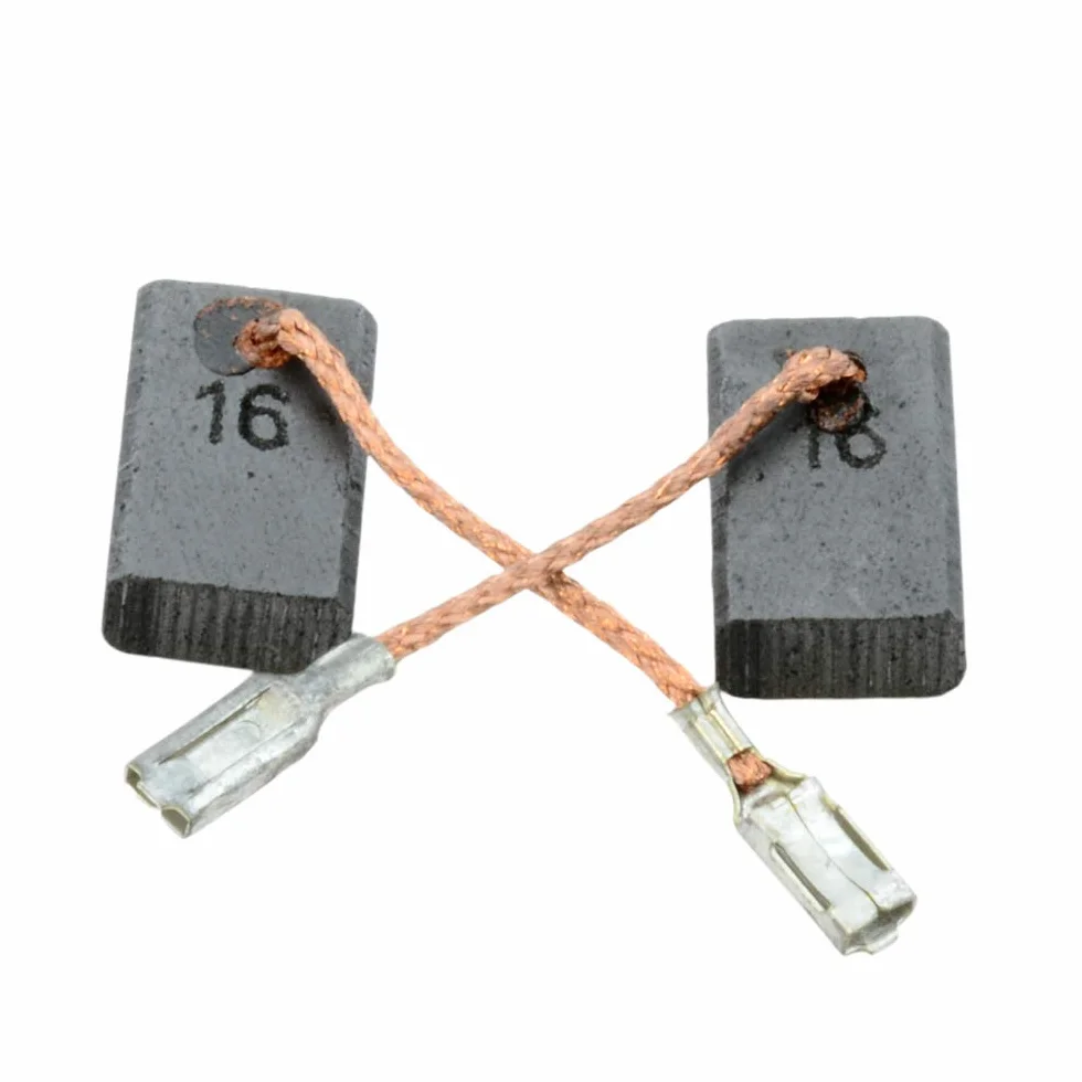 Spazzole di carbone per Bosch GWS 14-125 C, 5x10x16 mm, 2,0x3,9x6,3, spegnimento automatico