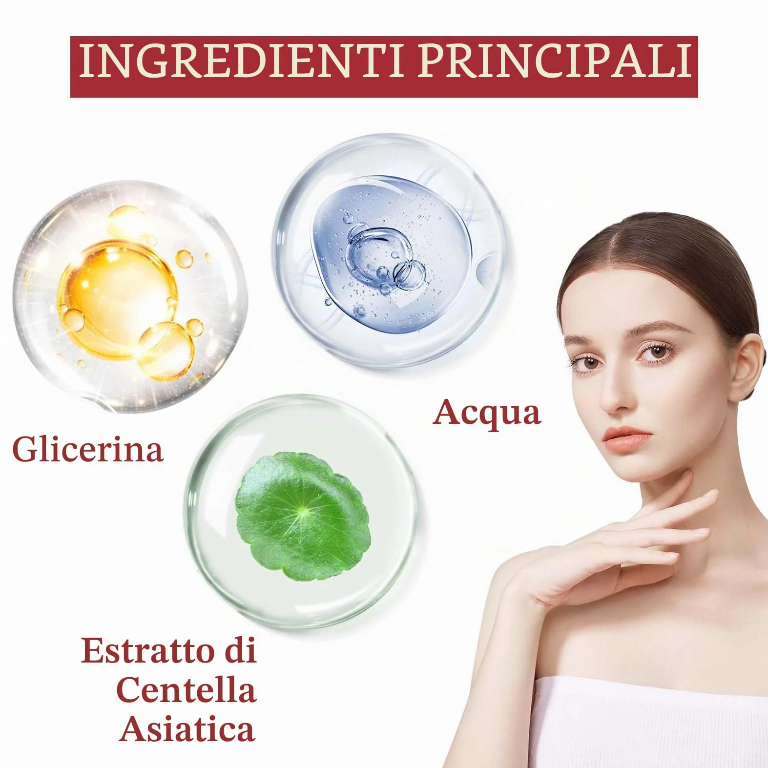 CC Crema Dull Correct Cura automatica della carnagione con Centella Asiatica Fondazione coreana SPF 25 Migliora e idrata Impermeabile e durevole