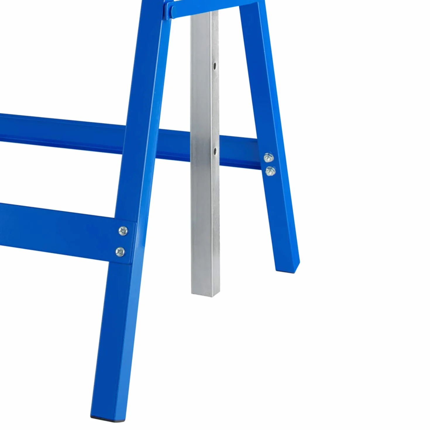 Cavalletti da lavoro regolabili in altezza 200 kg, 7 altezze 80-130 cm, pieghevoli, Fiqops