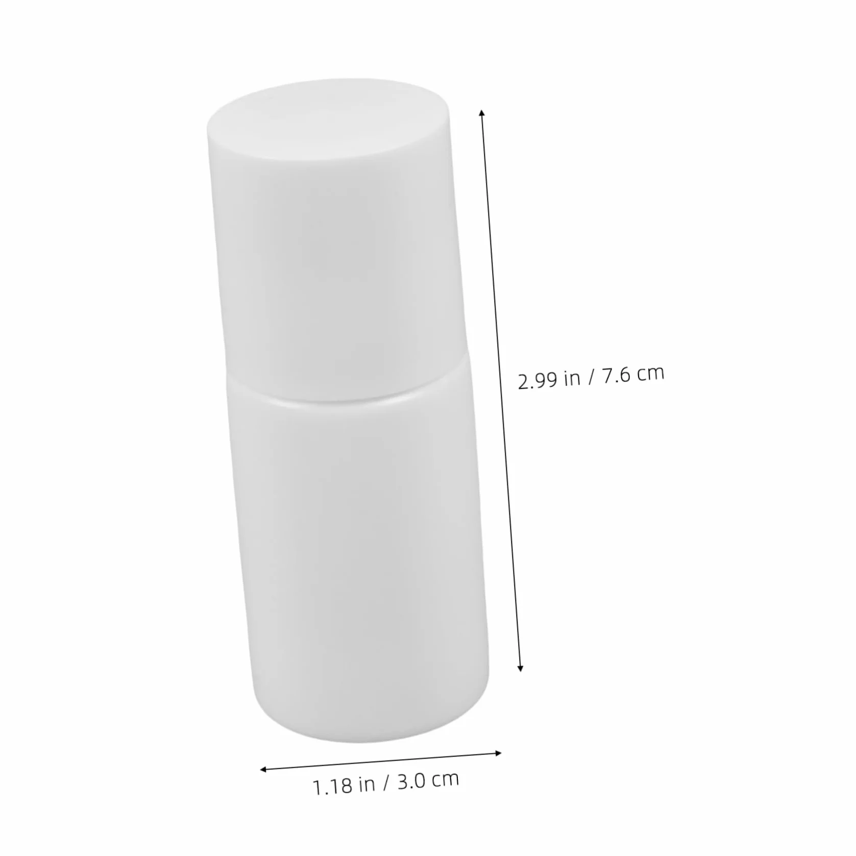 HEALLILY 6 flaconi vuoti con applicatore in spugna per liquidi, riutilizzabili, colla e per capelli, design compatto, ideale per viaggi, applicazione uniforme con plastica