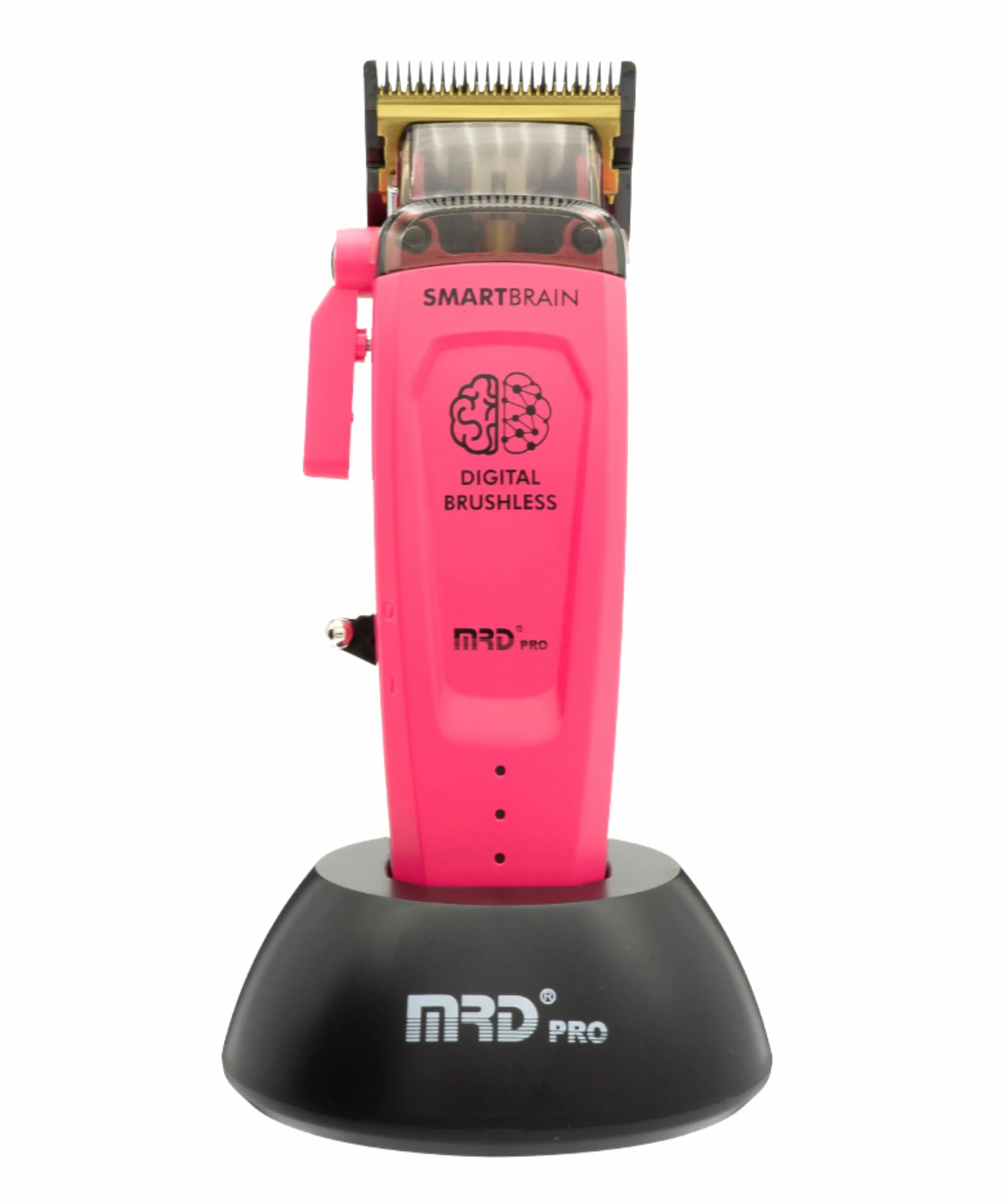 MRD Clipper PRO Smartbrain - Affettatrice professionale da uomo con motore Brushless, lama DLC Faper e corpo metallico, tagliacapelli MRD pro ricaricabile USB-C