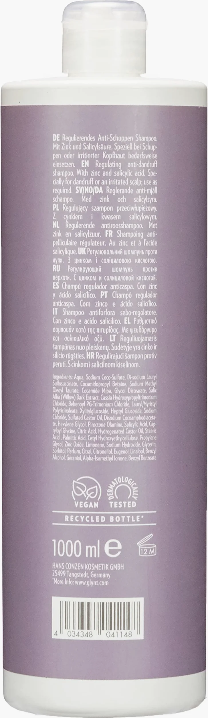 Glynt Derma Regulate Shampoo 4, 1000 ml