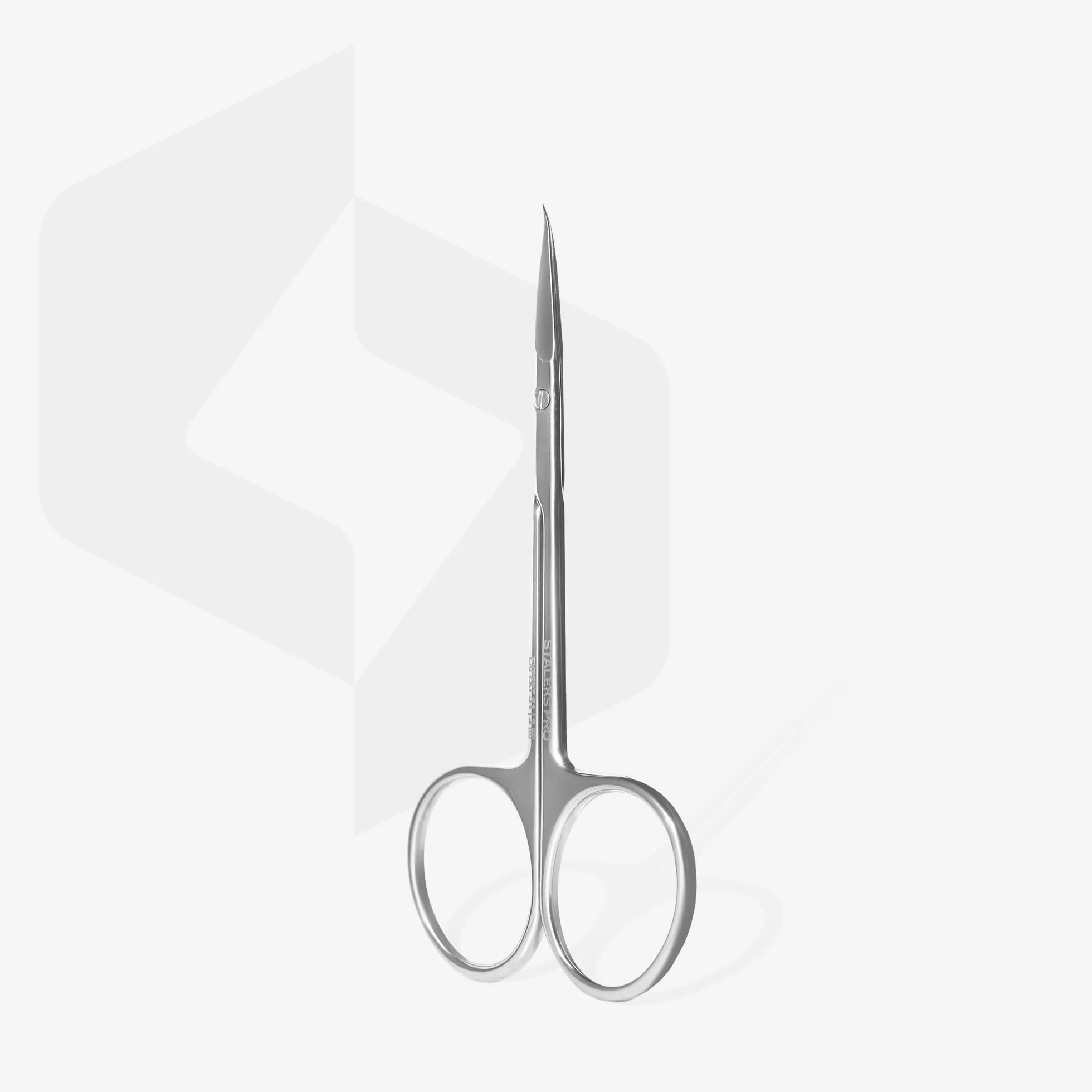 STALEKS PRO Forbici professionali per cuticole. Anelli ergonomici. Acciaio inossidabile. Expert SE-51/3