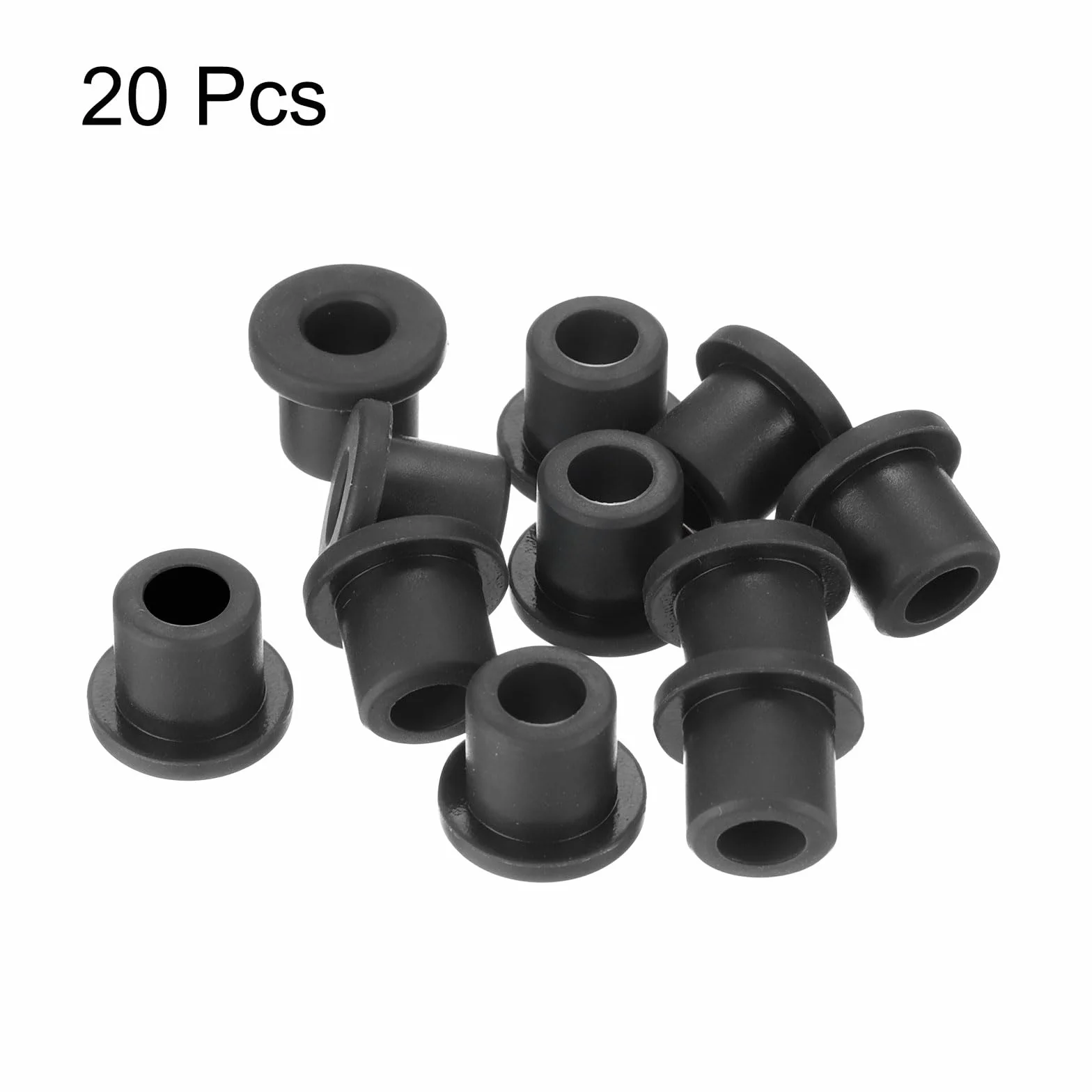 Occhielli in Gomma 10mm ID 6mm H 11mm Guarnizioni Nere Passacavi per Cavi Tubi