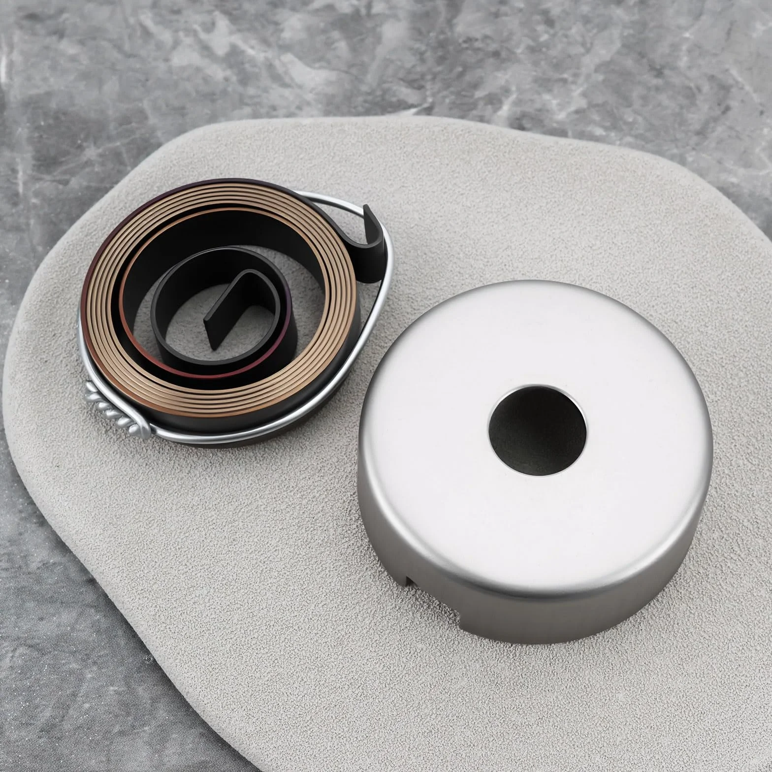 Molla di ritorno del trapano a spirale 52 mm con coperchio a molla