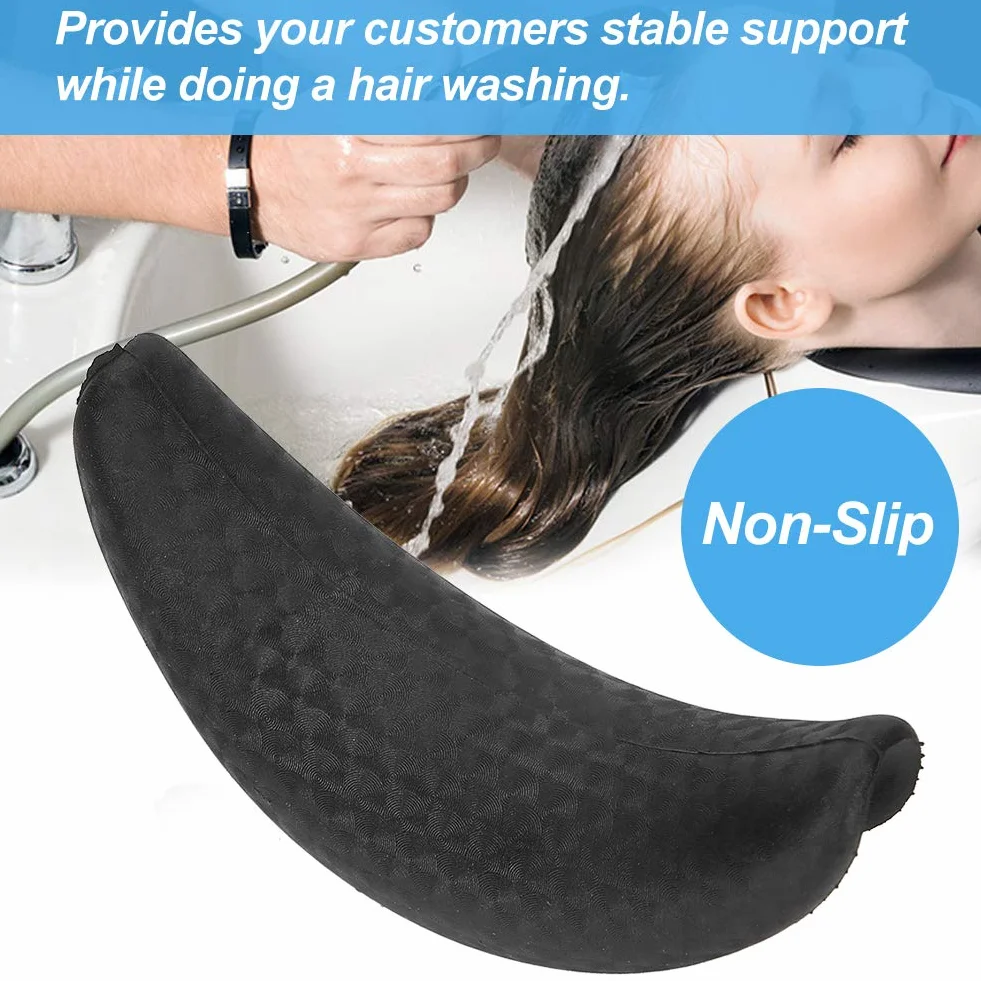 Scaldacollo per Lavatesta, Cuscino per Lavabo Parrucchiere, Poggiatesta Shampoo, Poggia Collo in Silicone Antiscivolo, Salon Testa Protezione Poggiatesta Strumento Lavaggio Dei Capelli Uso Domestico