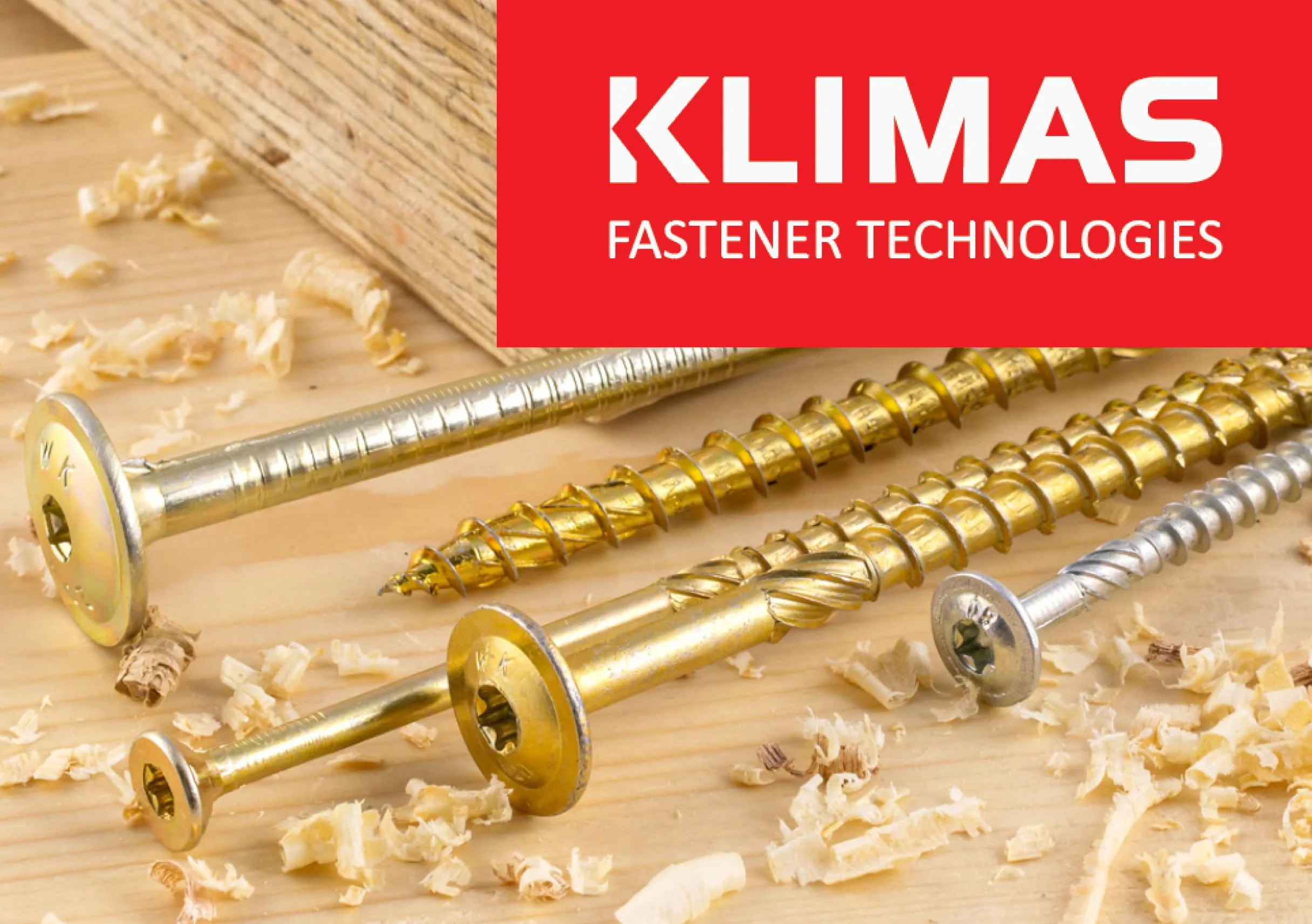 Viti per legno Torx testa piatta 5 x 60 mm 150 pezzi giallo KLIMAS