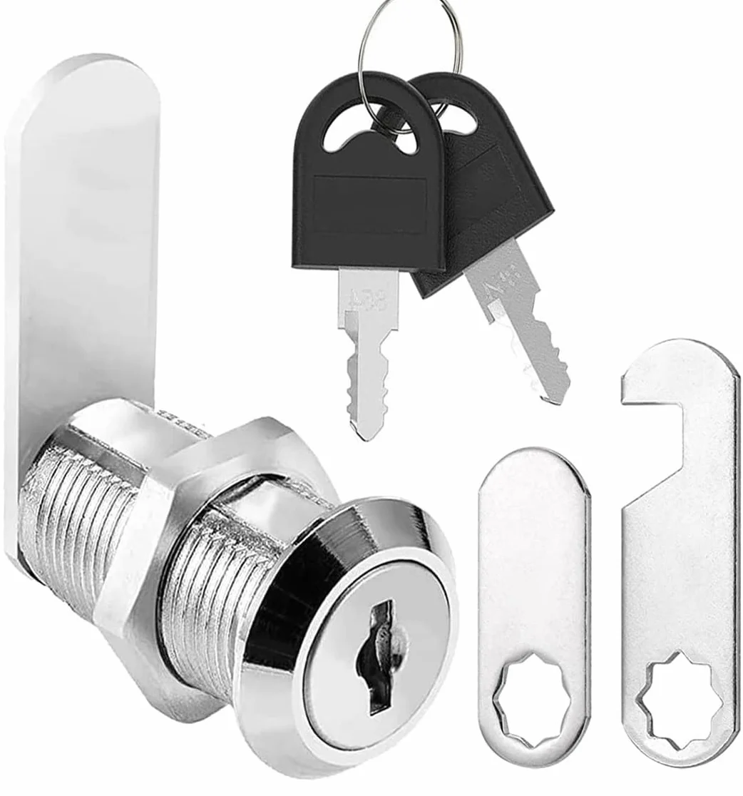 Serratura di sicurezza 40 mm a camme per cassetta delle lettere e cassetto, con chiave uguale