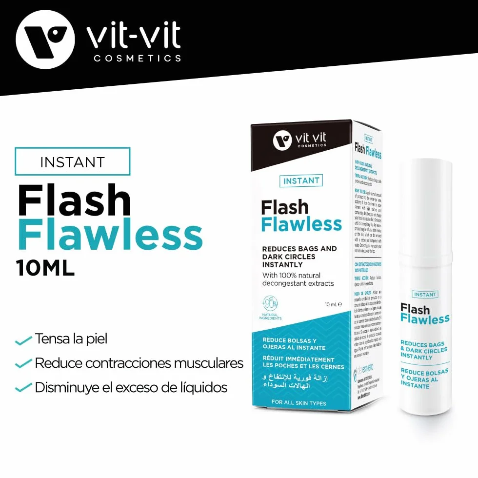 FLAWLESS contorno occhi effetto istantaneo, riduce borse, occhiaie e rughe