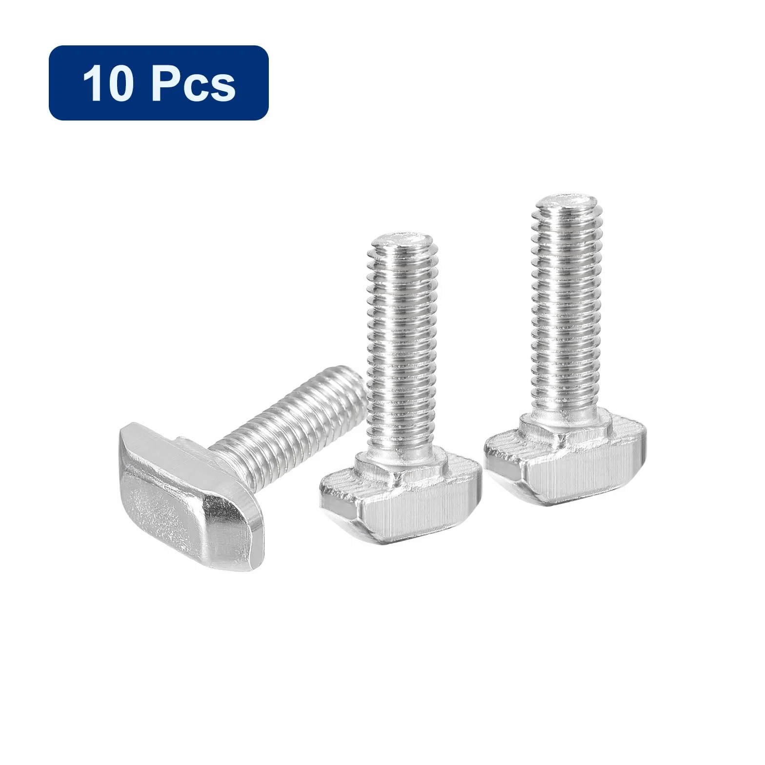 QUARKZMAN Bulloni a T-Slot M6 x 20mm per Profilo Alluminio 3030, Acciaio Inossidabile 304, Argento