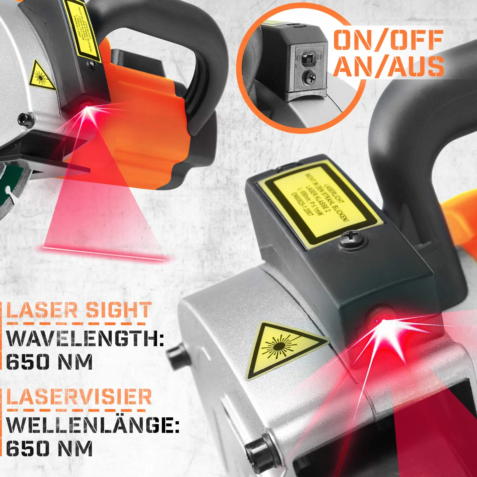 TIMBERTECH Scanalatrice 1700W 4000giri/min Laser Guida 2 Lame Diamantate Ø150mm con Custodia