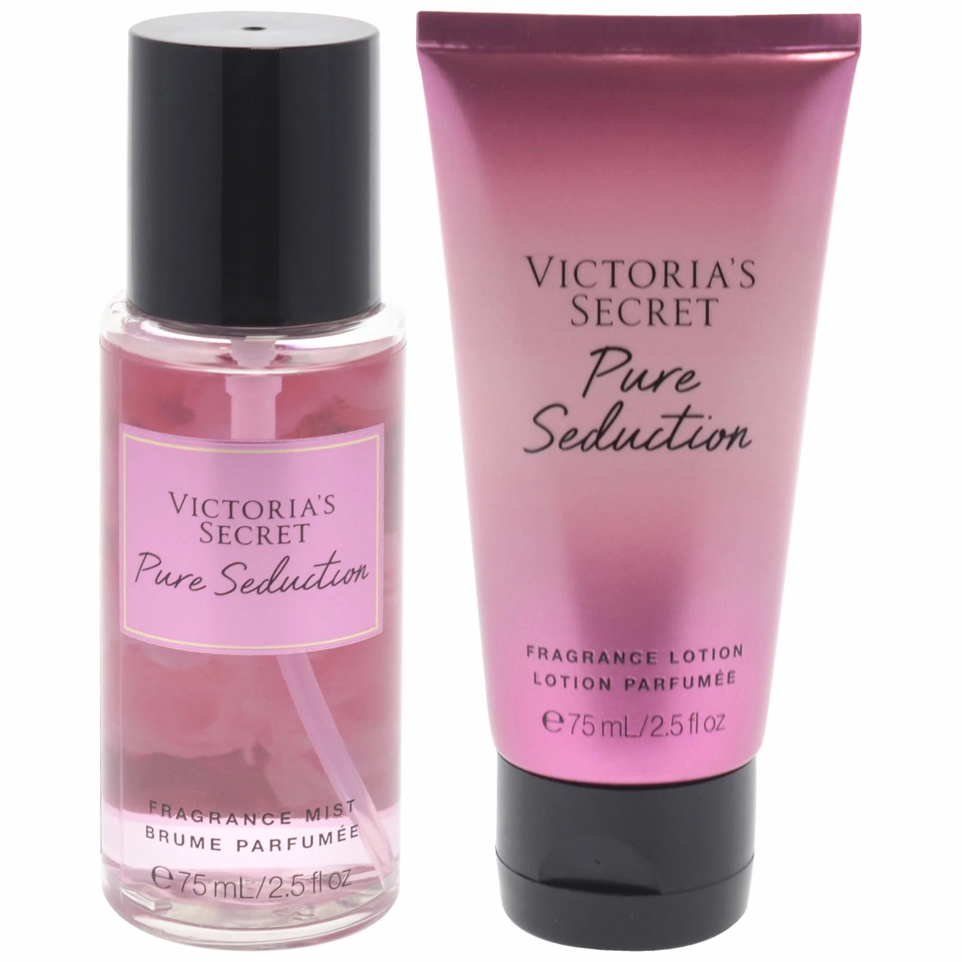 Pure Seduction Set di Victoria's Secret per donne, set regalo 2 pezzi, 65 ml, lozione profumata