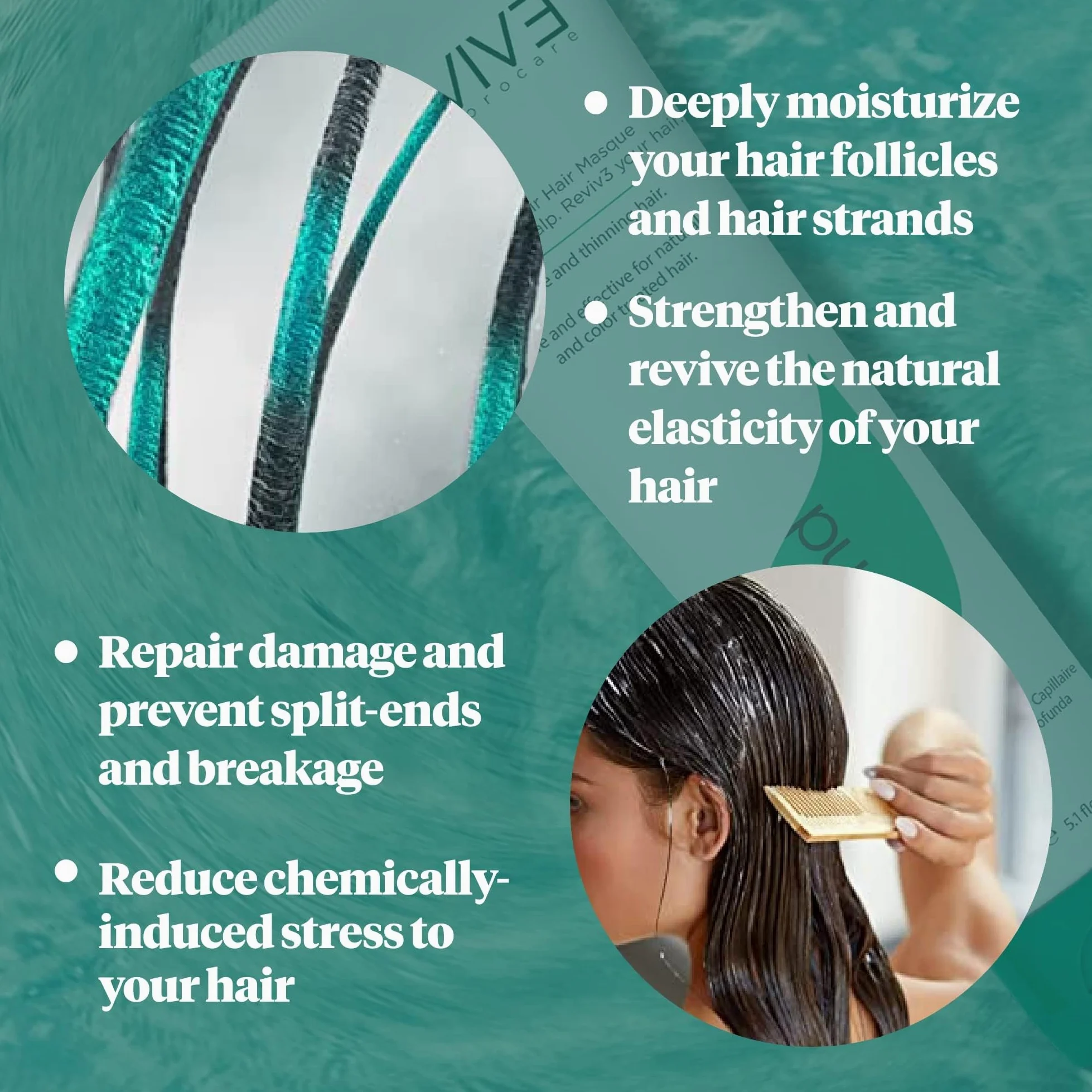 Revive Procare - Maschera multi proteica per capelli, riparazione profonda, Ricca di proteine ed intensamente idratante, con estratti botanici naturali - 360ml