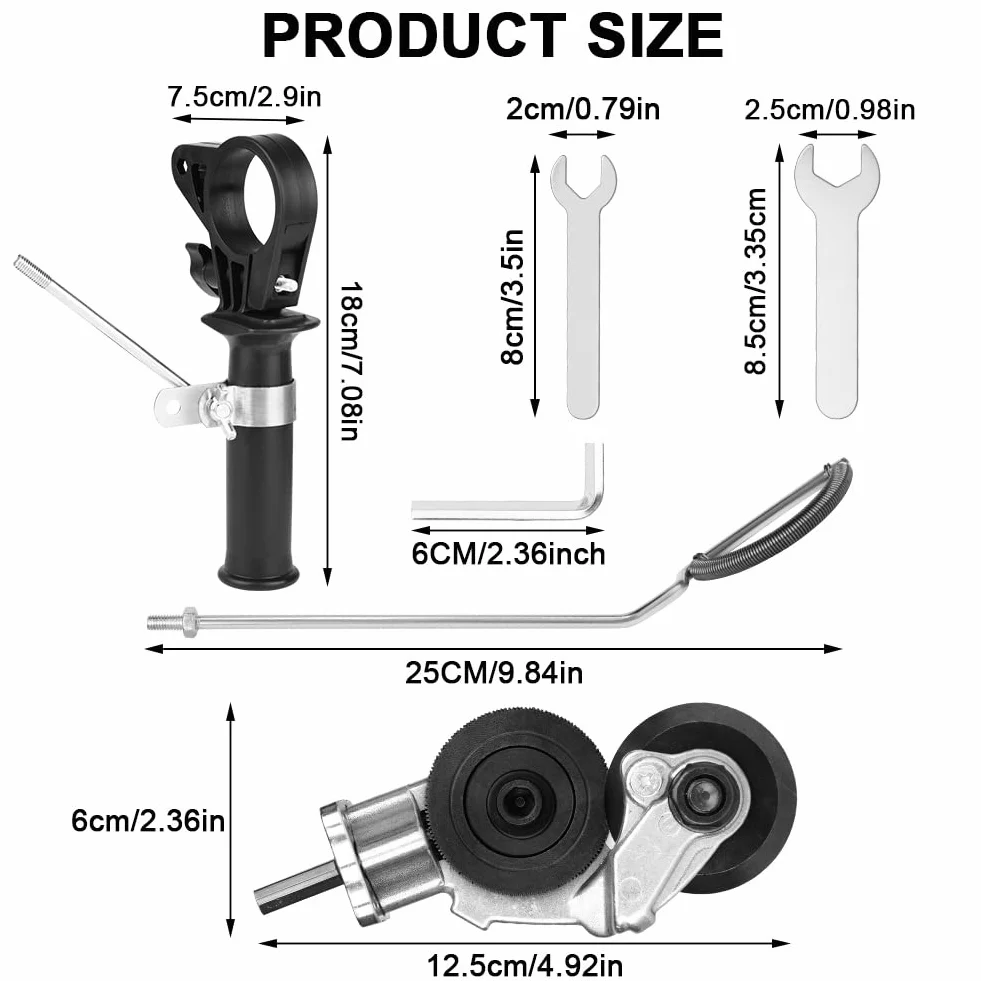 Taglierina Elettrica per Lamiera, Metal Cutter Nibbler Kit, Accessorio per Trapano