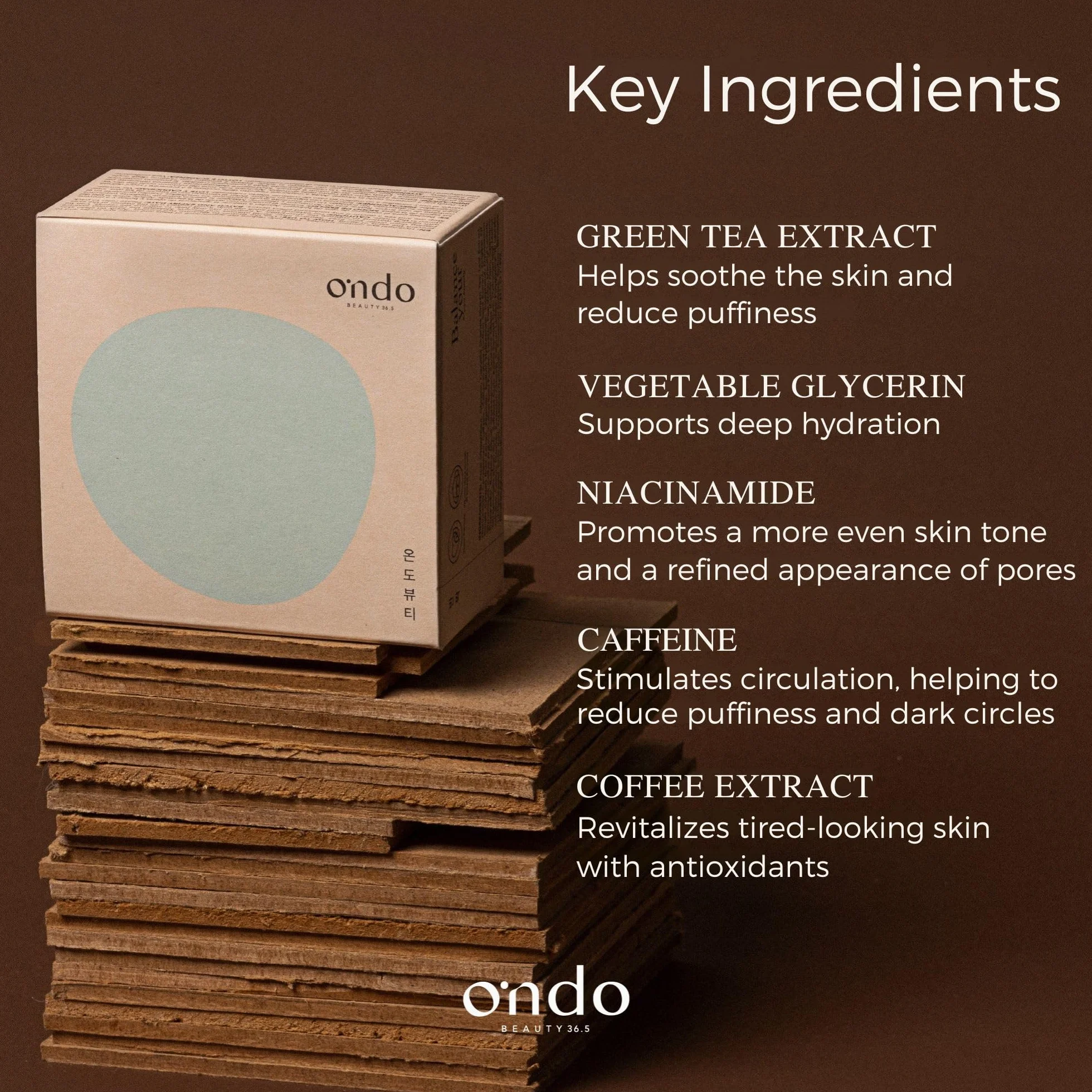 Caffeine & Green Tea Antioxidant Eye Patches 90 Ml