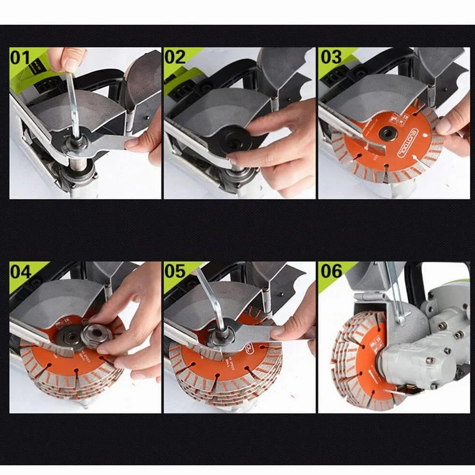 Smussatore murale elettrico Scanalatrice 4000 W 6000 giri/min 5 lame taglio pompa acqua mattoni cemento marmo Larghezza max 35 mm Profondità max