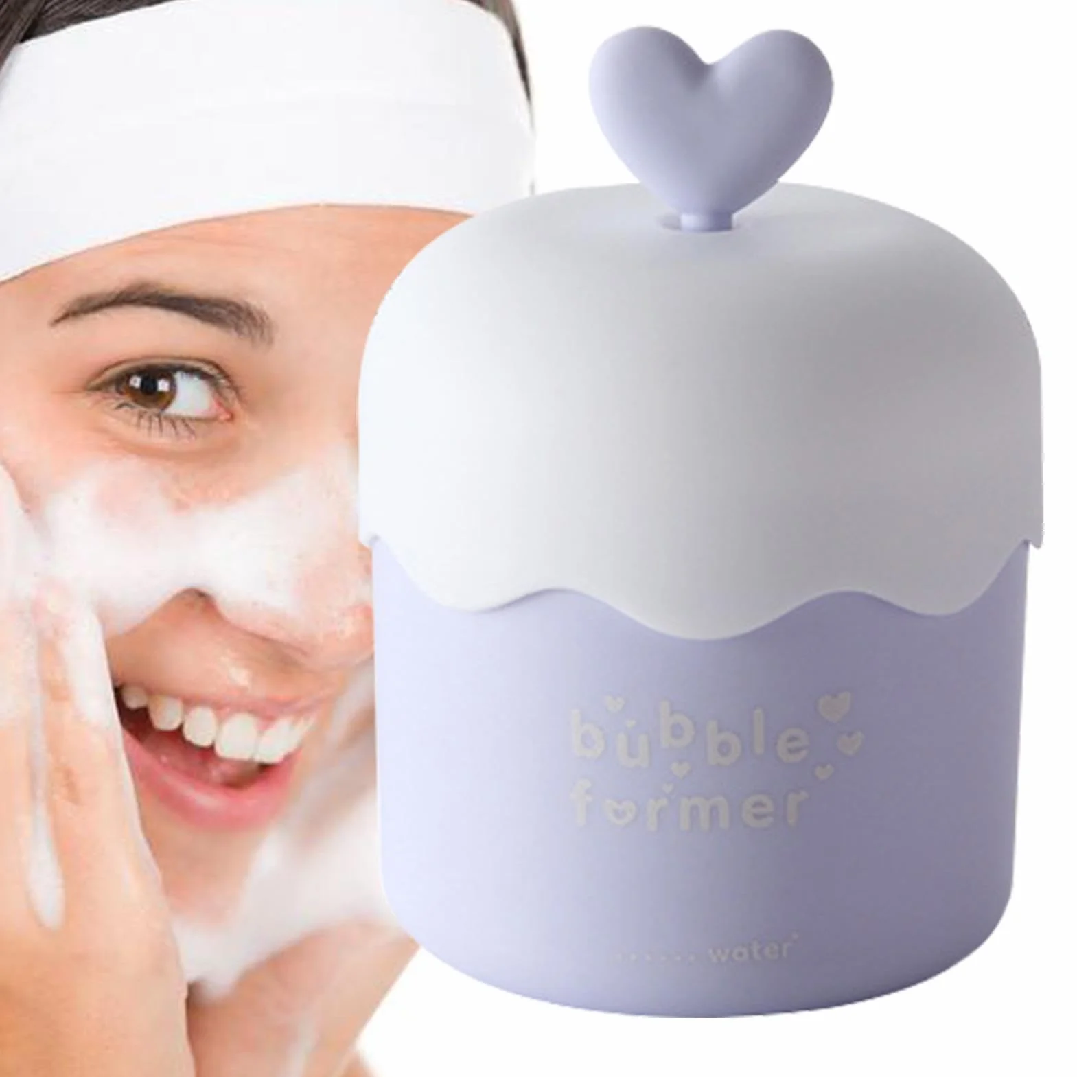 Produttore di fruste – Schiuma rimovibile PP Foamer Cup, Rich Lather Creator | Strumento portatile per la cura della pelle per una schiuma fine e delicata, frusta manuale per il lavaggio del viso per