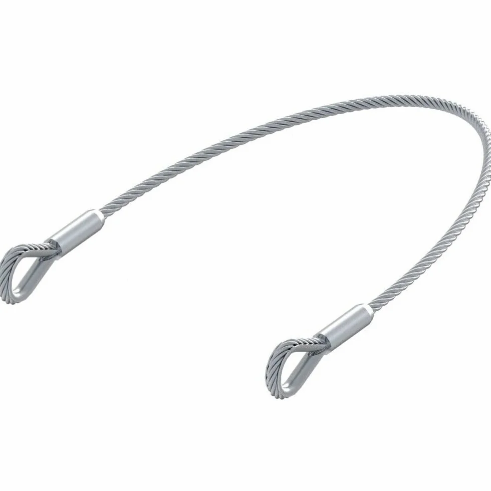 Dieffematic Cavo Anticaduta in Acciaio Inox 700 mm - Sicurezza per Automazione Cancelli VDS 700 AC02-200