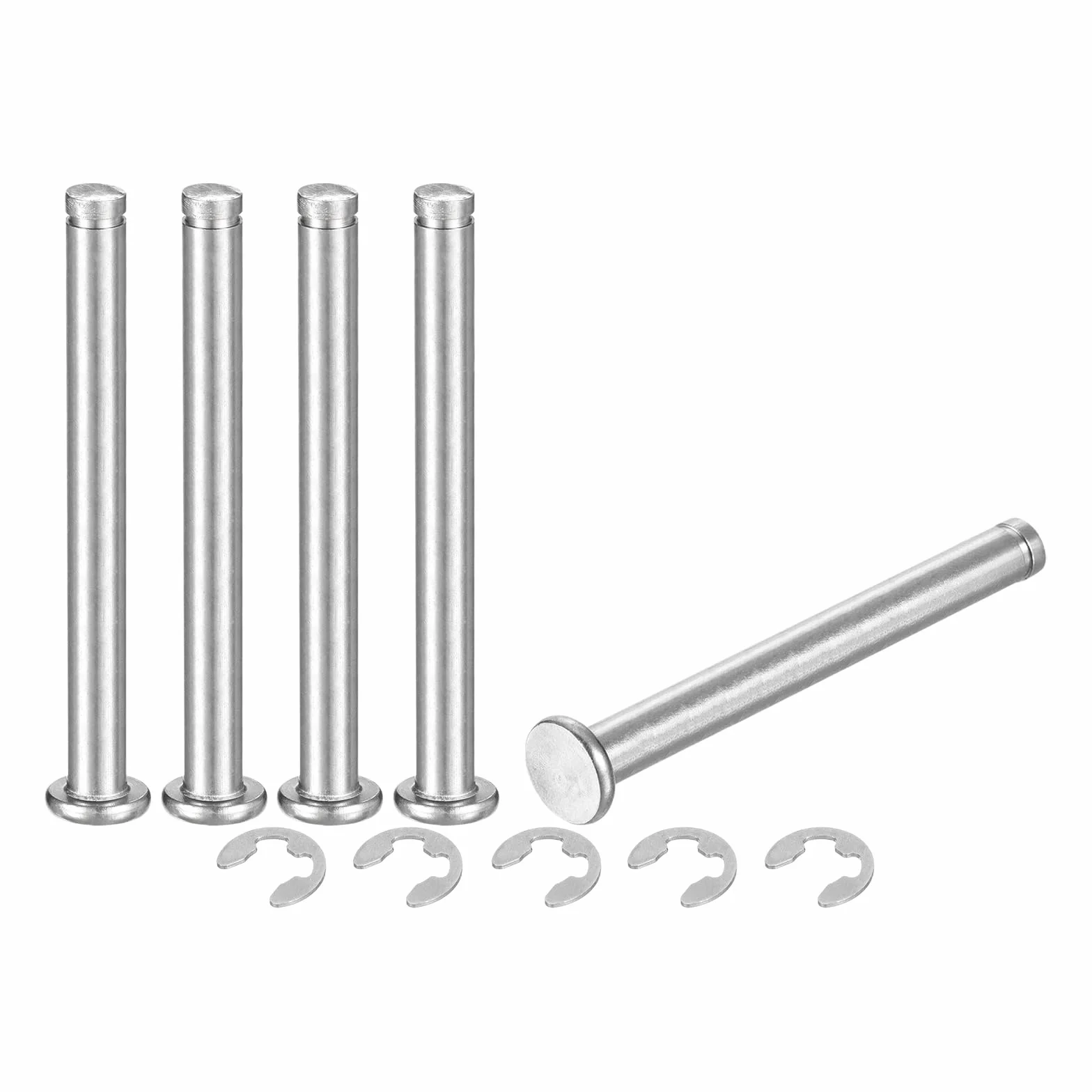 QUARKZMAN 5Set M6x60mm Perno Posizionamento Cilindrico Elastico Acciaio Inossidabile 304
