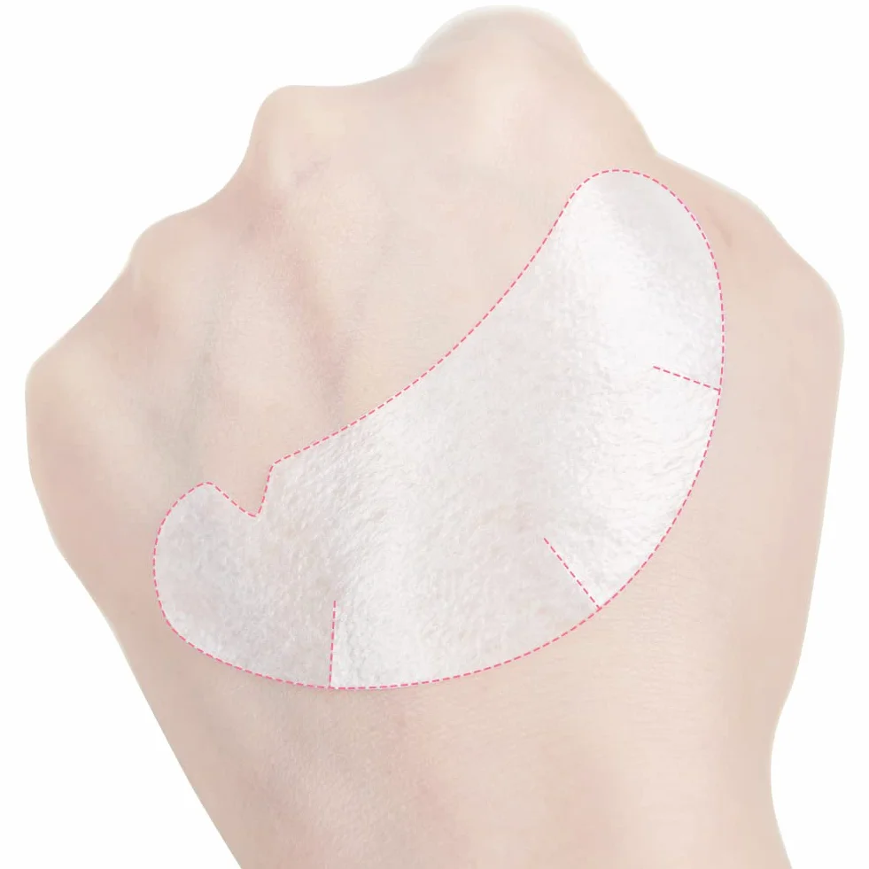 Lunamoon Cerotti per Estensioni Ciglia Eyelash Pads Occhio Patch Extension Ciglia Pads Occhi da Ciglia Finte Eye Gel Patches for Eyelash Extension 50 Paio (V-pads)