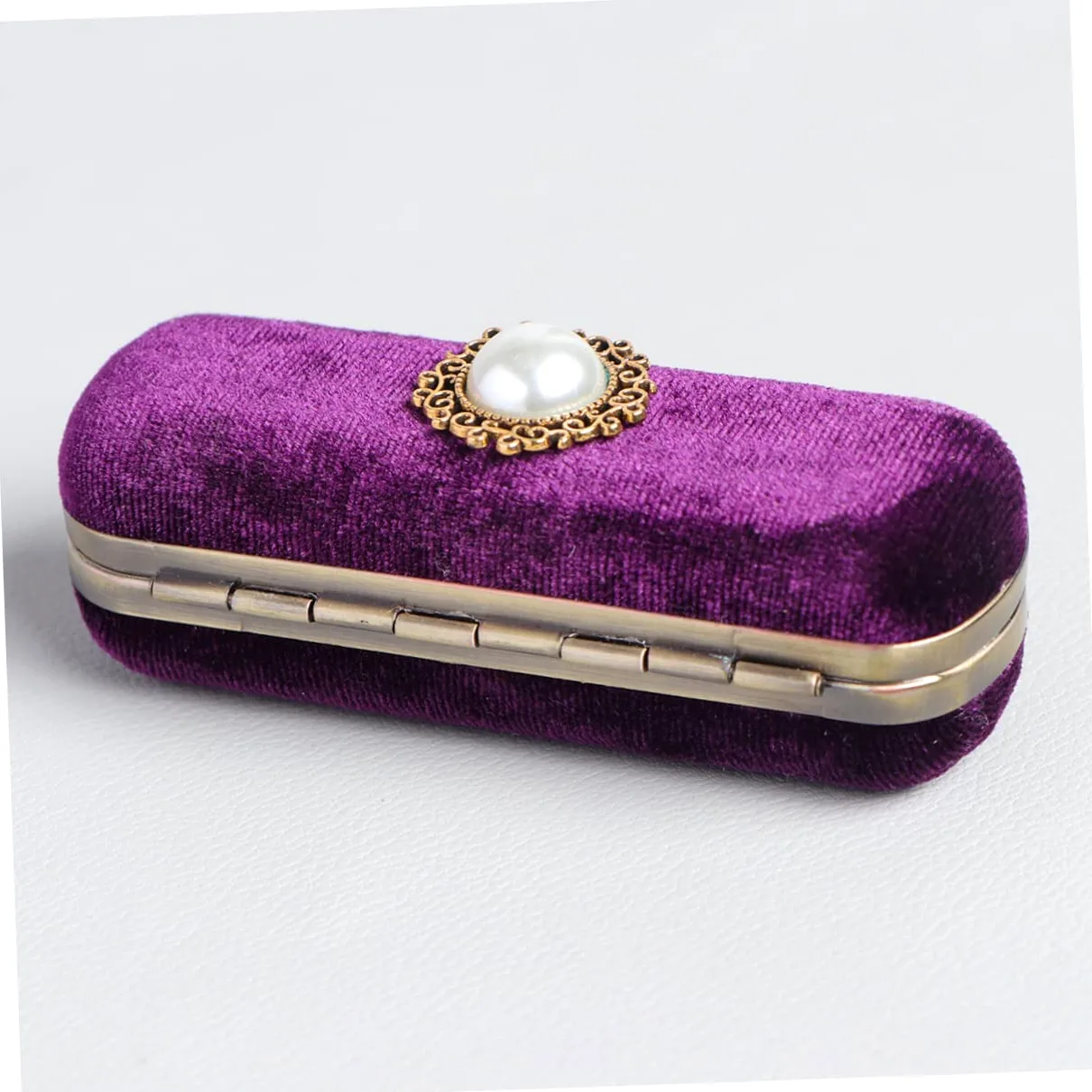 Cabilock 3pezzi Scatola Organizer Per Rossetti Retro Con Specchio Porta Lip Balm Per Cosmetici