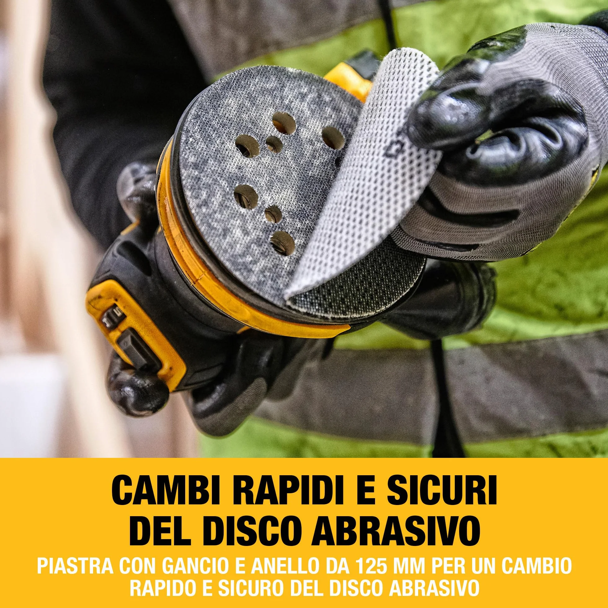 DEWALT Levigatrice Brushless 18V XR 125mm DCW210N-XJ