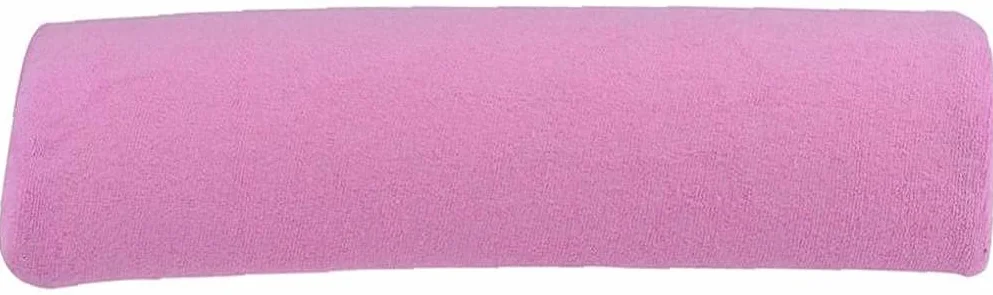 U-K Cuscino per mani per nail art, morbido cuscino in spugna - Set da tavolo per nail art - Supporto per bracciolo rimovibile, lavabile, supporto per manicure, trucchi (rosa) design carino